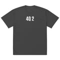 4Q 2 Oversized Faded T-Shirt | Premium Heavyweight Streetwear Tee | Brandabubble - Brandabubble