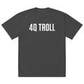 4Q Troll Oversized Faded T-Shirt | Premium Heavyweight Streetwear Tee | Brandabubble - Brandabubble