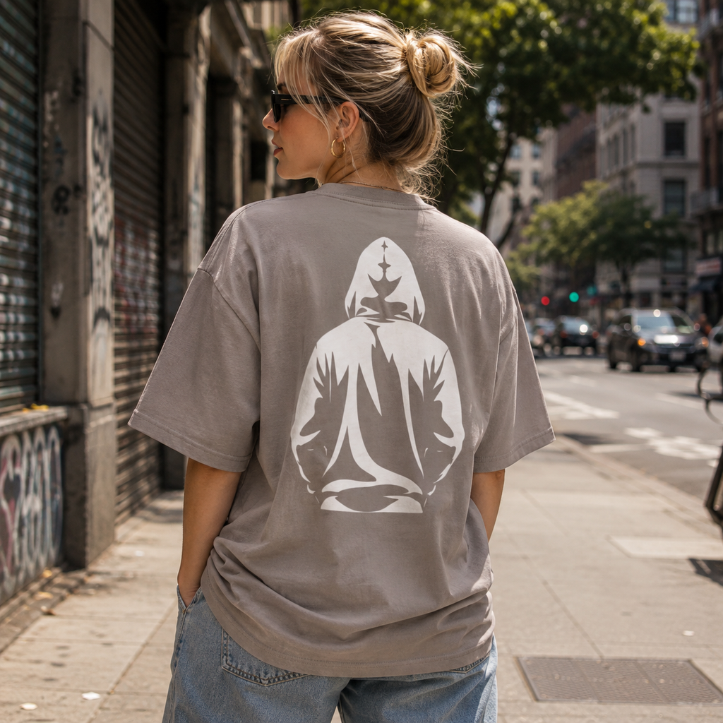 Hate Hoodies Premium Oversized Faded T-Shirt | Unisex Graphic Streetwear Tee | Brandabubble