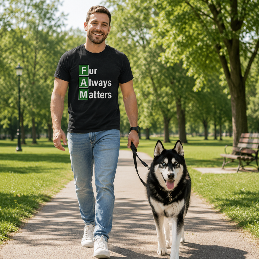 Fur Always Matters Unisex Garment-Dyed Heavyweight T-Shirt | Premium Dog Lover Tee | Brandabubble