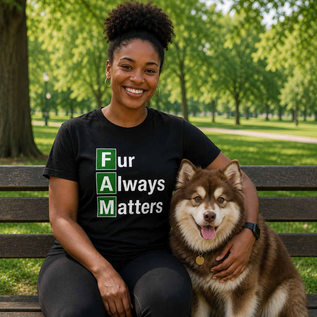 Fur Always Matters Unisex Garment-Dyed Heavyweight T-Shirt | Premium Dog Lover Tee | Brandabubble