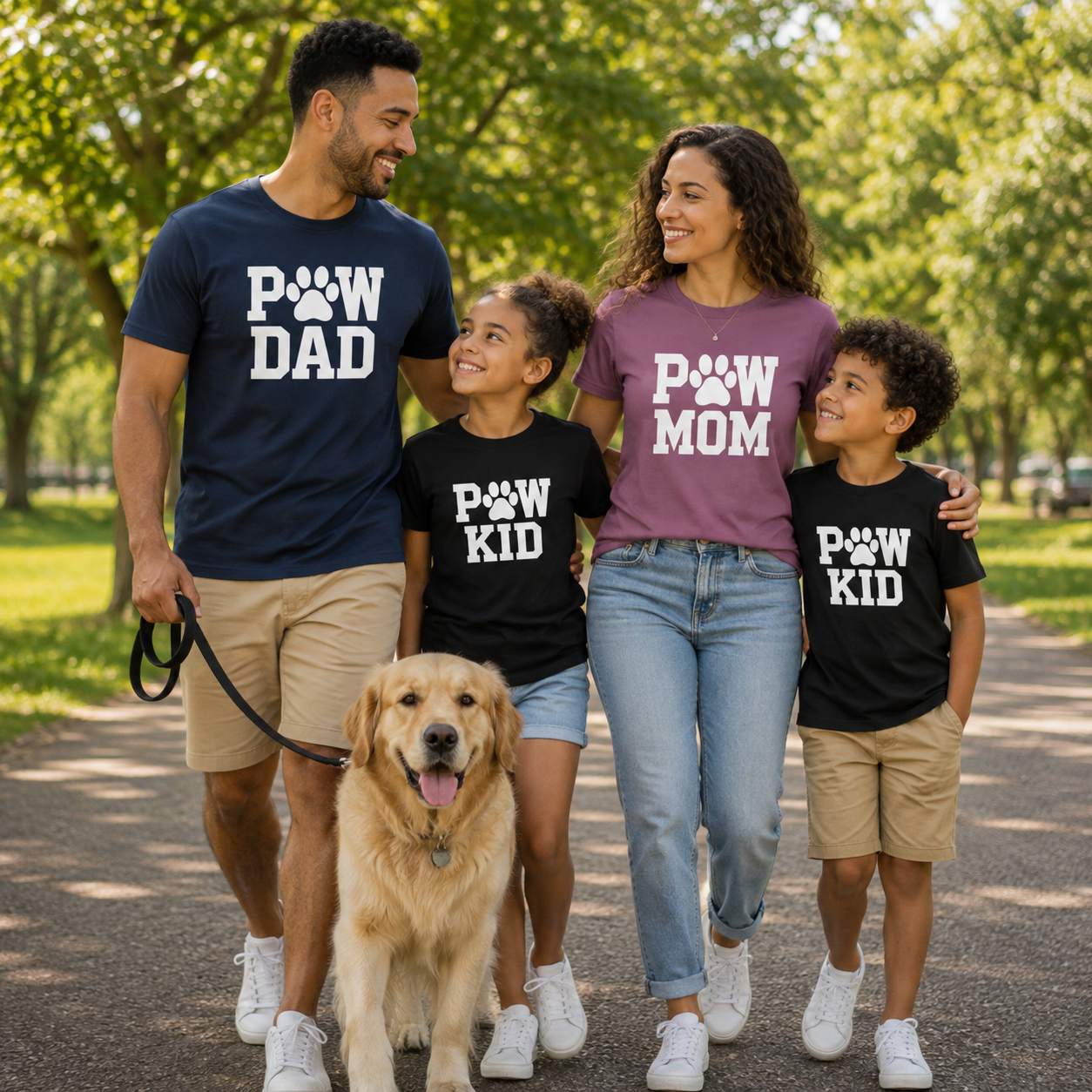 PAW KID Premium Classic Tee | Kids Dog & Pet Lover T-Shirt | Brandabubble