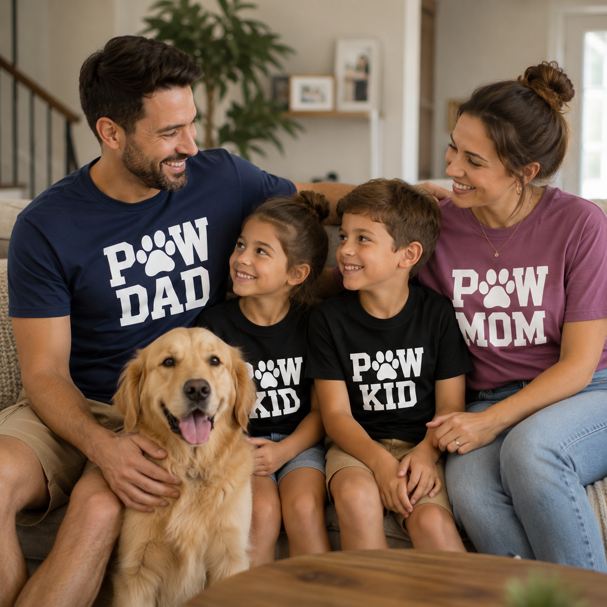 PAW MOM Premium Heavyweight T-Shirt | Unisex Dog & Pet Mom Tee | Brandabubble