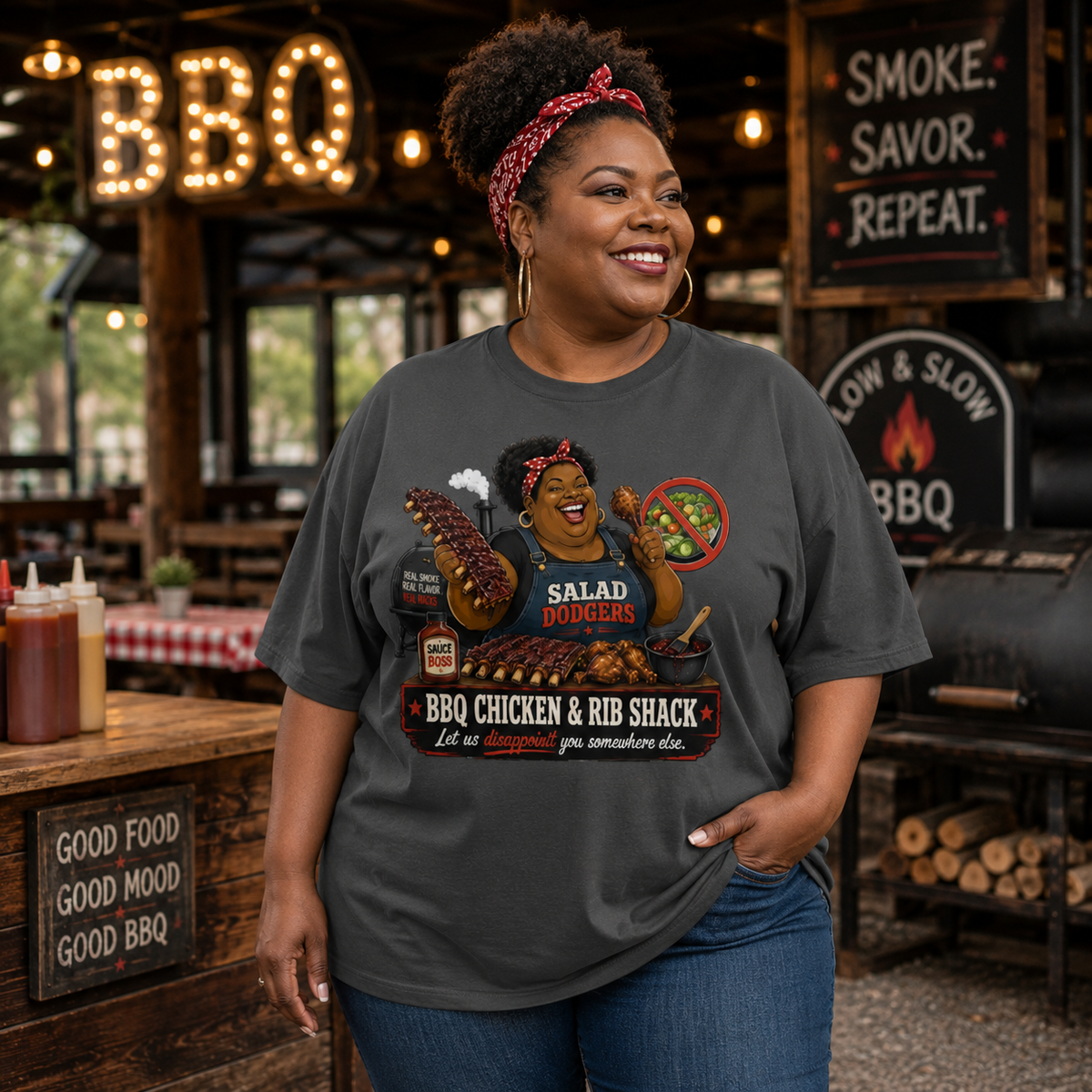 Salad Dodgers Premium Oversized Faded T-Shirt | Funny 18+ Streetwear Tee | Brandabubble