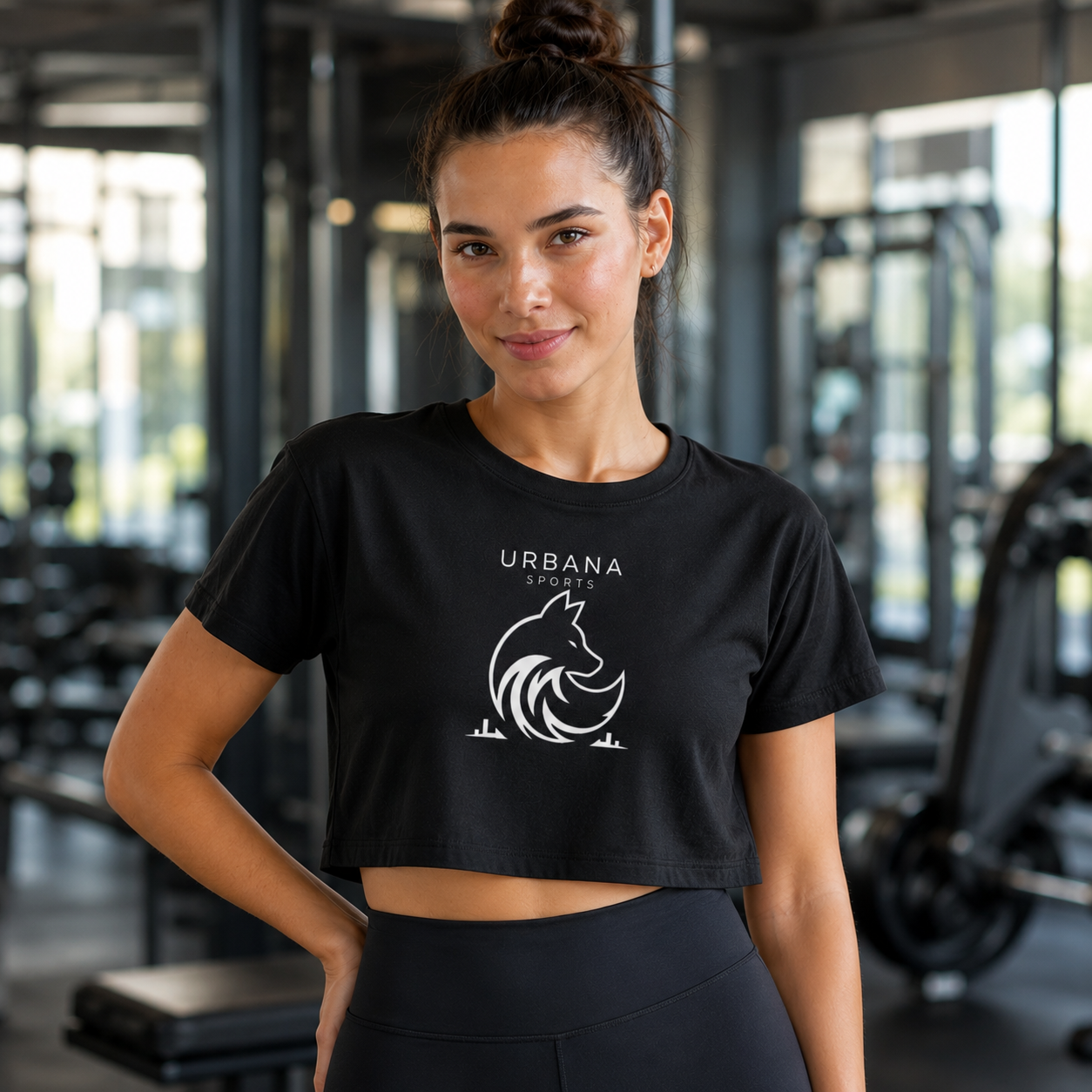 Urbana Sports Women's Performance Crop Top | Lightweight Athletic Crop Tee | Brandabubble