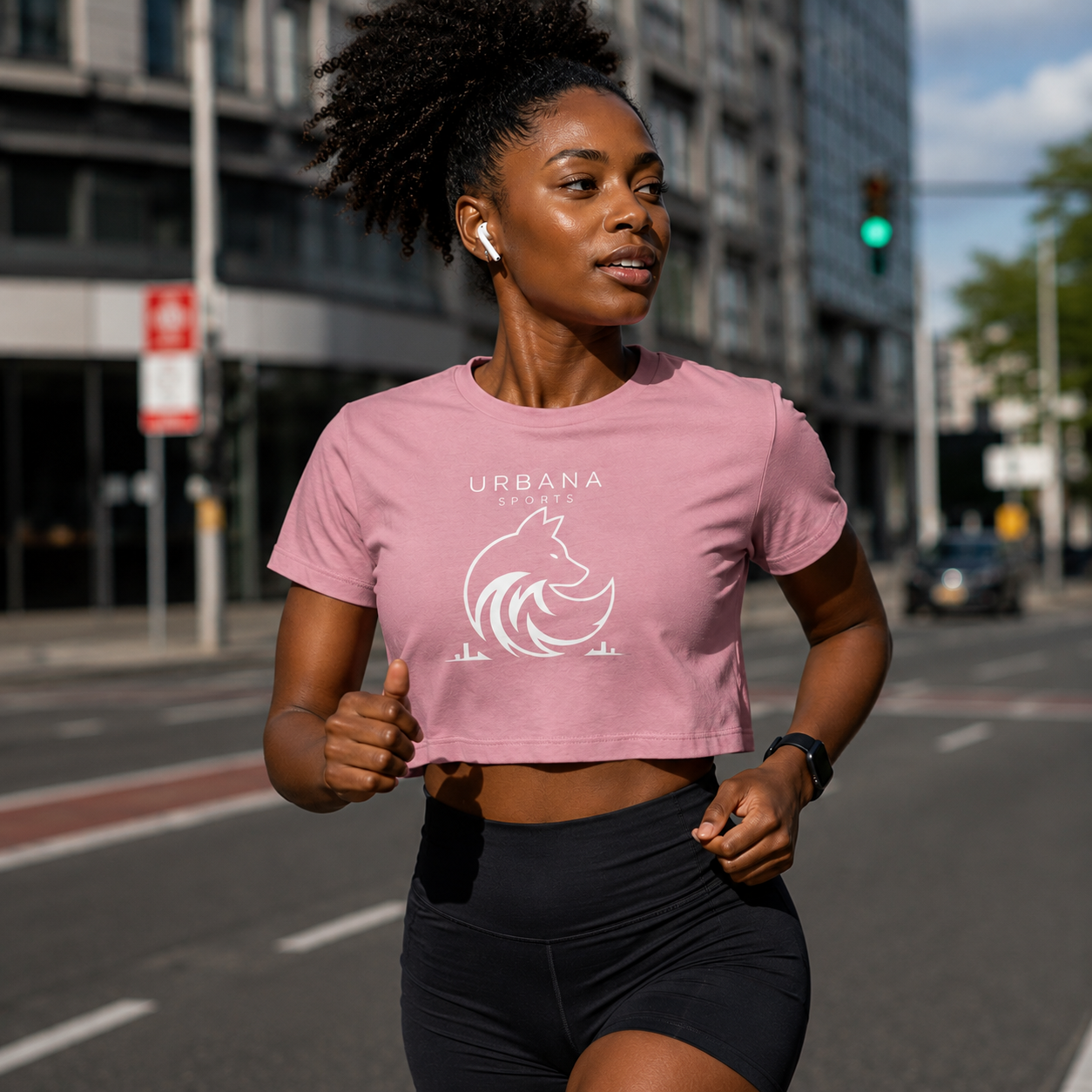 Urbana Sports Women's Performance Crop Top | Lightweight Athletic Crop Tee | Brandabubble