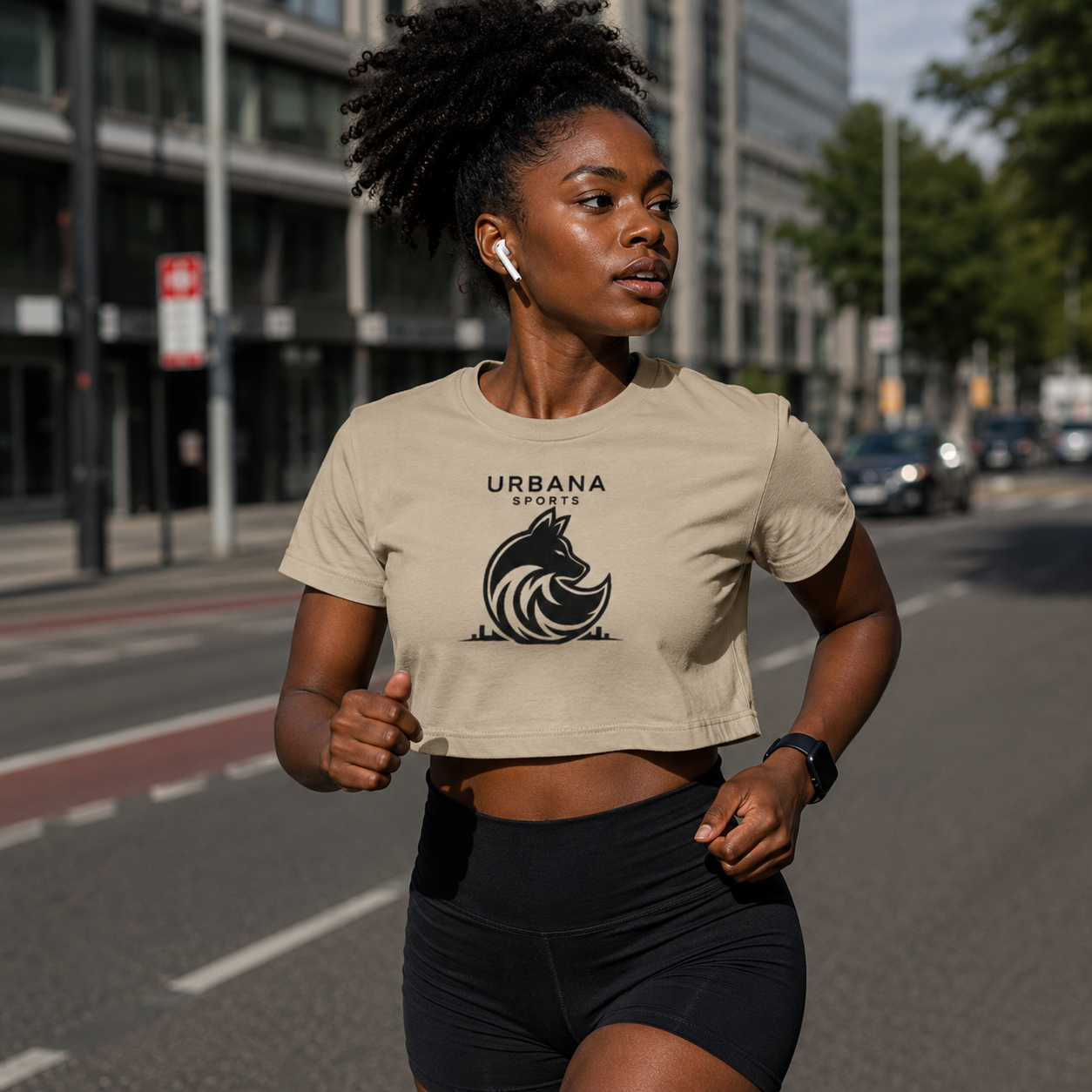 Urbana Sports Women's Performance Crop Top | Lightweight Athletic Crop Tee | Brandabubble