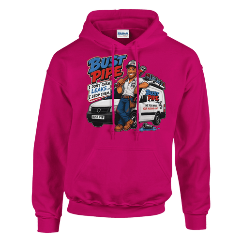 BUST PIPE Limited Edition Heavy Blend Hoodie – Premium Plumber Streetwear - brandabubble