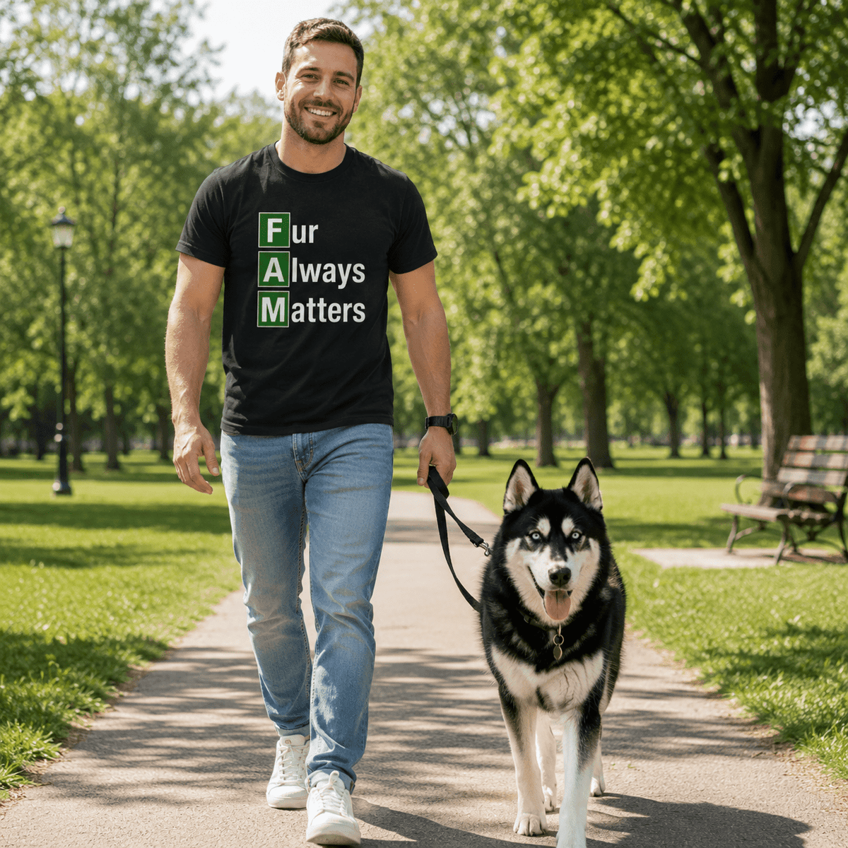 Fur Always Matters Unisex Garment-Dyed Heavyweight T-Shirt | Premium Dog Lover Tee | Brandabubble - Brandabubble