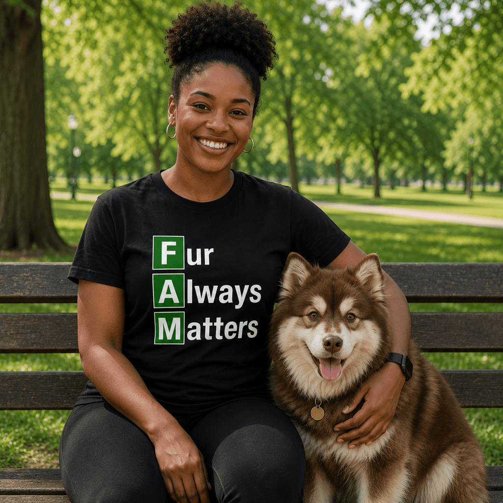 Fur Always Matters Unisex Garment-Dyed Heavyweight T-Shirt | Premium Dog Lover Tee | Brandabubble - Brandabubble