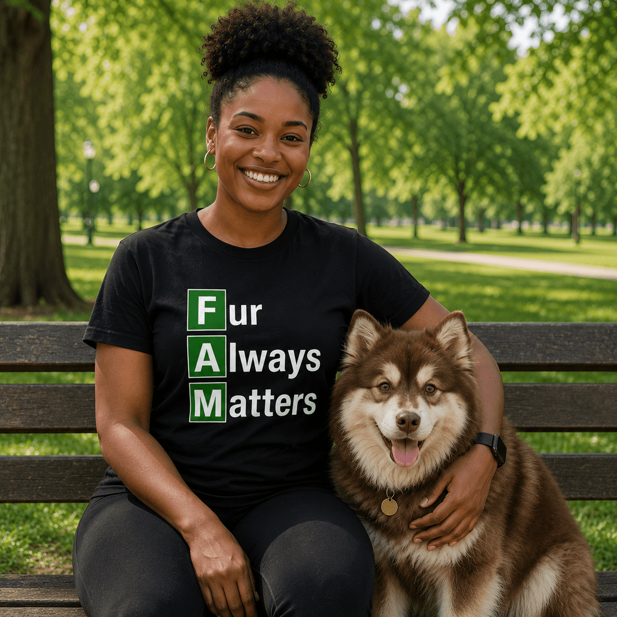 Fur Always Matters Unisex Garment-Dyed Heavyweight T-Shirt | Premium Dog Lover Tee | Brandabubble - Brandabubble