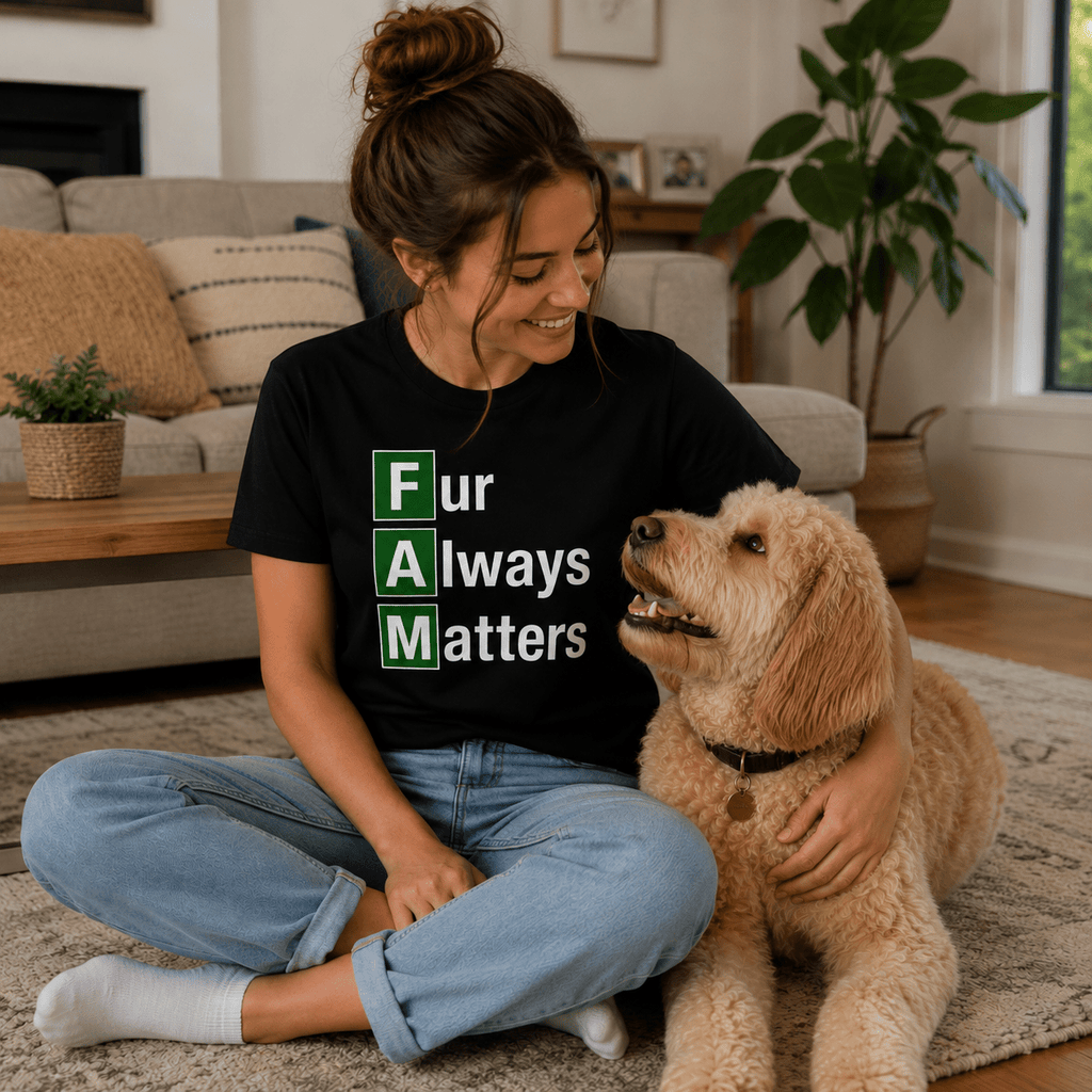 Fur Always Matters Unisex Garment-Dyed Heavyweight T-Shirt | Premium Dog Lover Tee | Brandabubble - Brandabubble