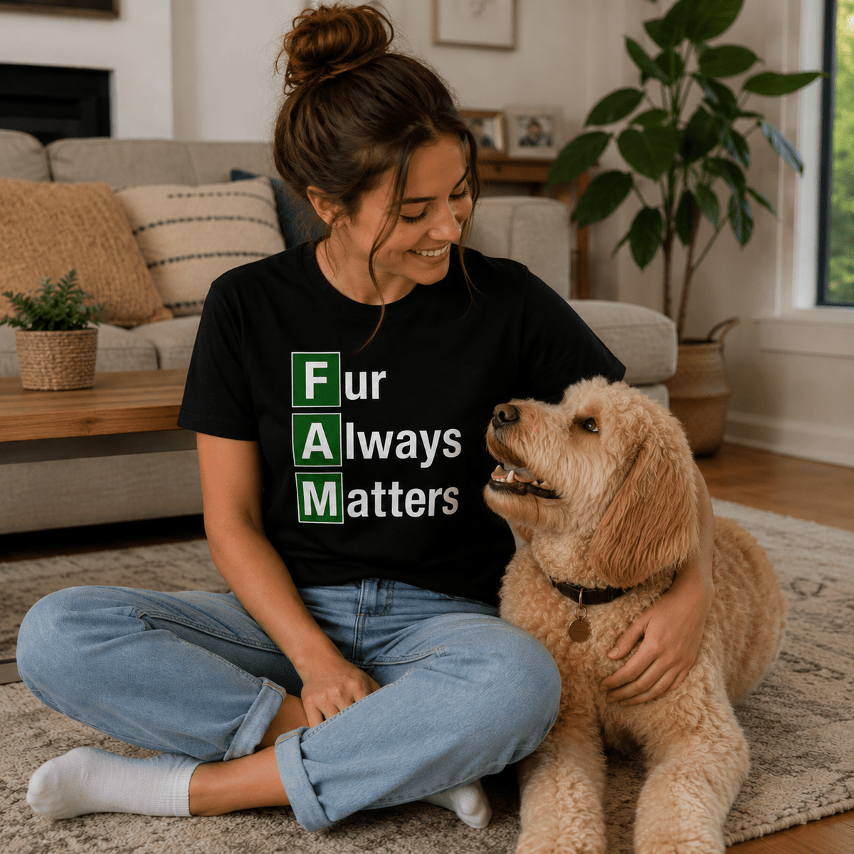 Fur Always Matters Unisex Garment-Dyed Heavyweight T-Shirt | Premium Dog Lover Tee | Brandabubble - Brandabubble