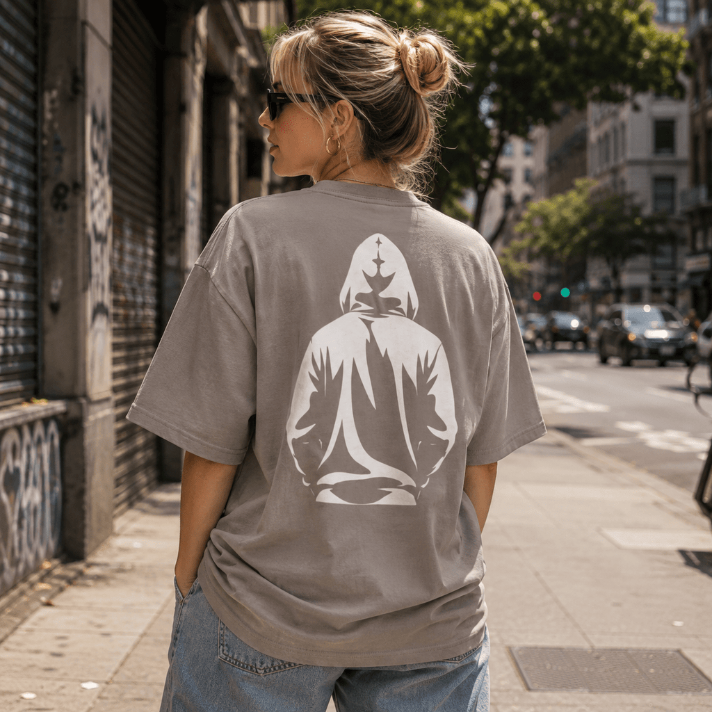 Hate Hoodies Premium Oversized Faded T-Shirt | Unisex Graphic Streetwear Tee | Brandabubble - Brandabubble