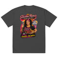 Hoochie Mama's Premium Oversized Faded T-Shirt | 18+ Funny Streetwear Tee | Brandabubble - Brandabubble
