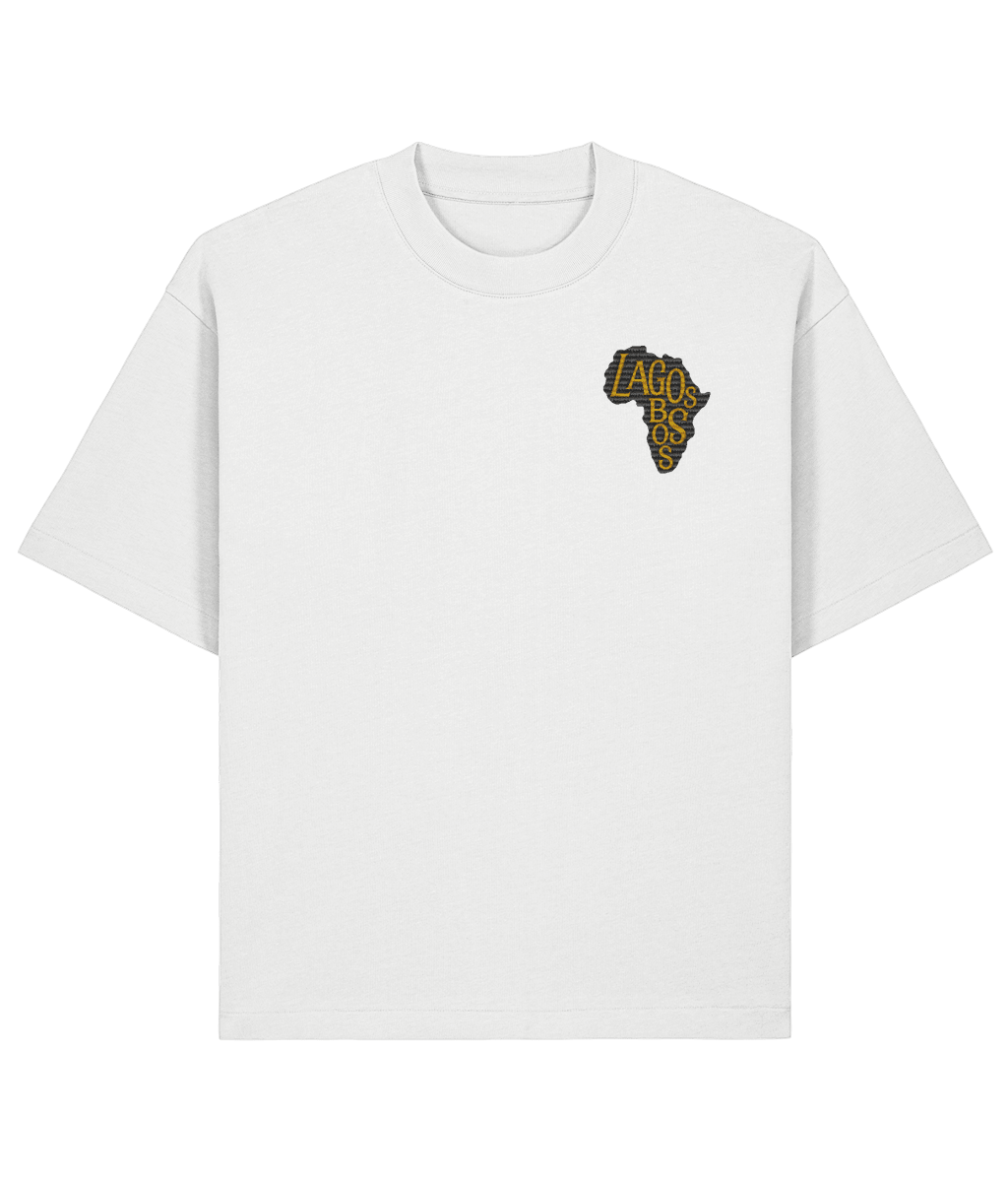 Lagos Boss Premium Oversized T-Shirt | Unisex Embroidered & DTF Streetwear | Brandabubble - Brandabubble