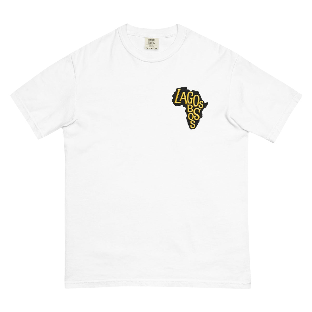 Lagos Boss Premium Unisex Heavyweight T-Shirt | Garment-Dyed Cotton Tee | Limited Edition | Brandabubble - Brandabubble