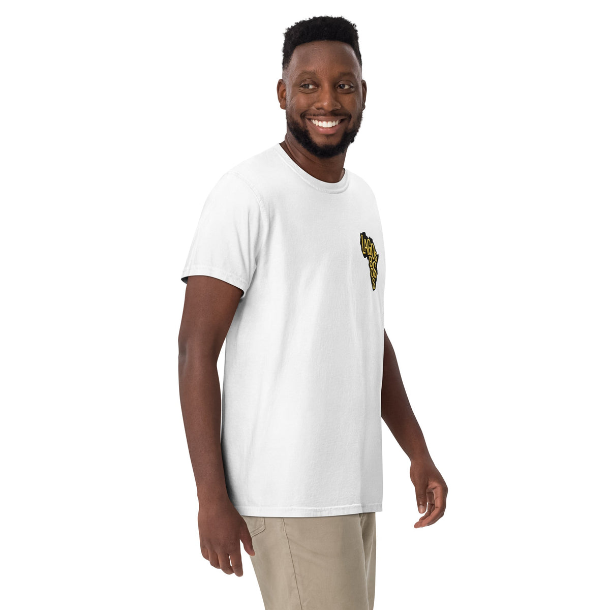 Lagos Boss Premium Unisex Heavyweight T-Shirt | Garment-Dyed Cotton Tee | Limited Edition | Brandabubble - Brandabubble