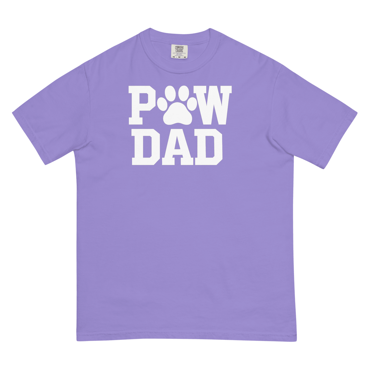 PAW DAD Classic Premium Heavyweight T-Shirt | Unisex Dog & Pet Dad Tee | Brandabubble - Brandabubble