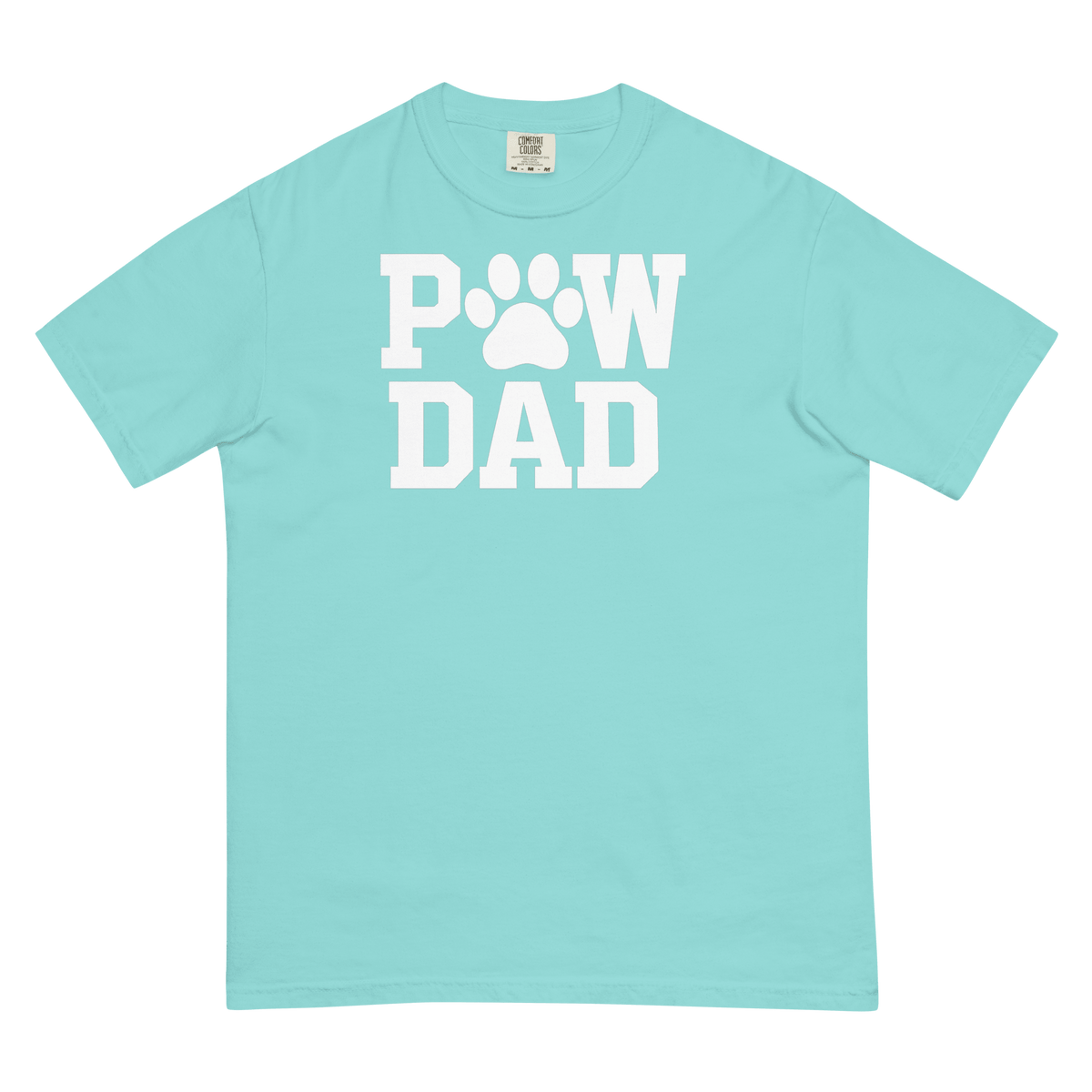 PAW DAD Classic Premium Heavyweight T-Shirt | Unisex Dog & Pet Dad Tee | Brandabubble - Brandabubble