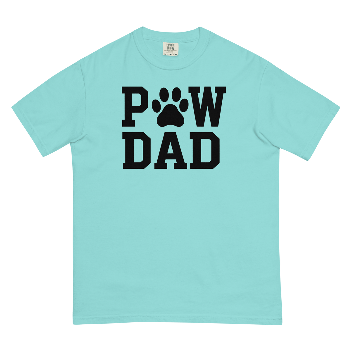 PAW DAD Classic Premium Heavyweight T-Shirt | Unisex Dog & Pet Dad Tee | Brandabubble - Brandabubble