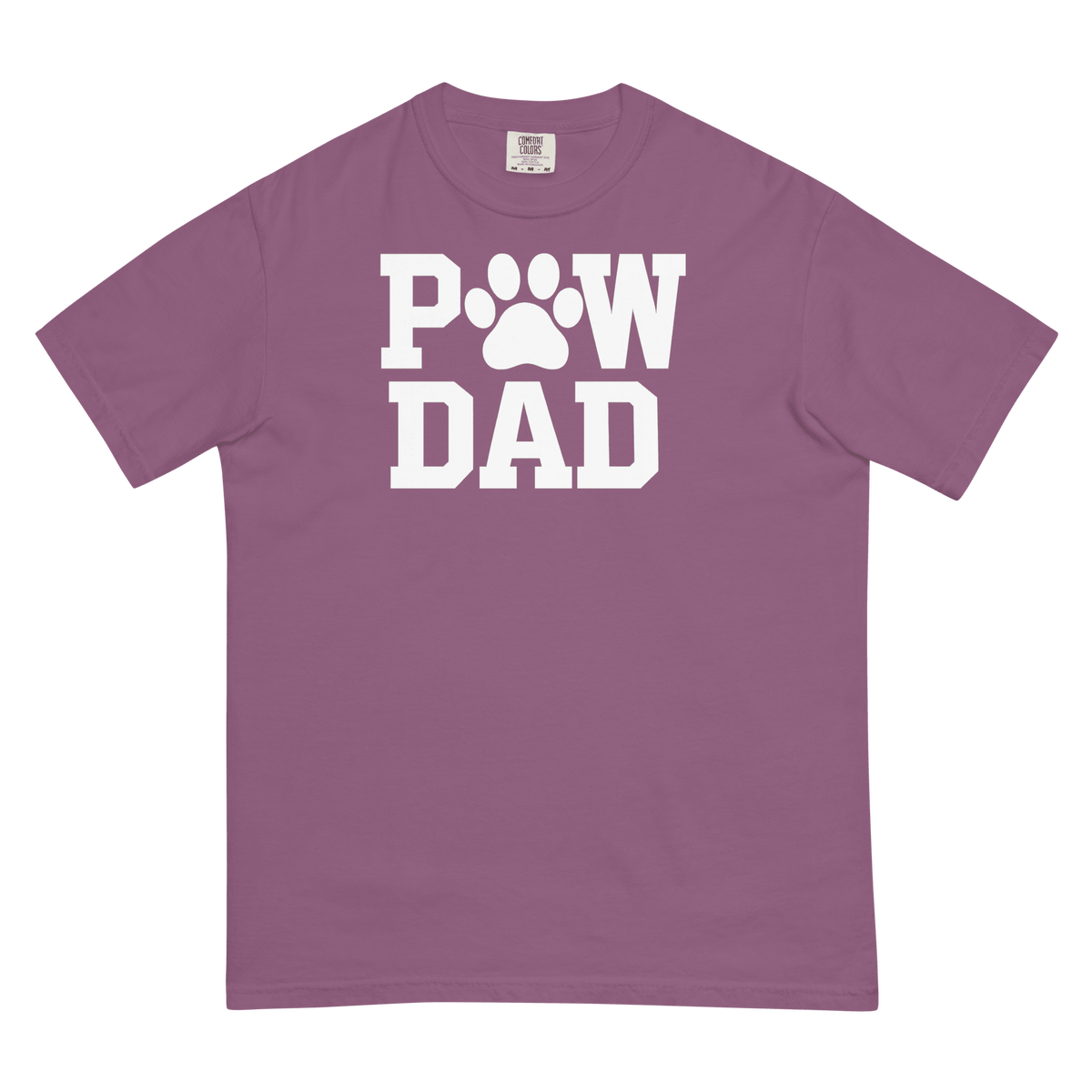 PAW DAD Classic Premium Heavyweight T-Shirt | Unisex Dog & Pet Dad Tee | Brandabubble - Brandabubble