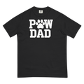 PAW DAD Classic Premium Heavyweight T-Shirt | Unisex Dog & Pet Dad Tee | Brandabubble - Brandabubble
