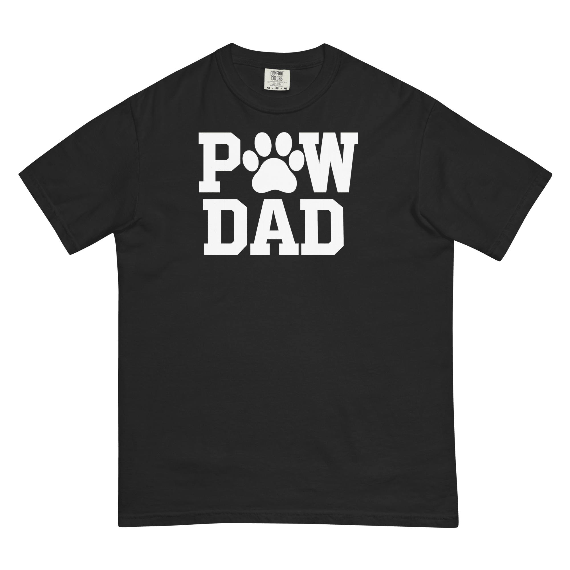 PAW DAD Classic Premium Heavyweight T-Shirt | Unisex Dog & Pet Dad Tee | Brandabubble - Brandabubble