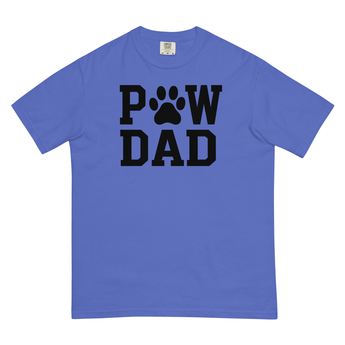 PAW DAD Classic Premium Heavyweight T-Shirt | Unisex Dog & Pet Dad Tee | Brandabubble - Brandabubble