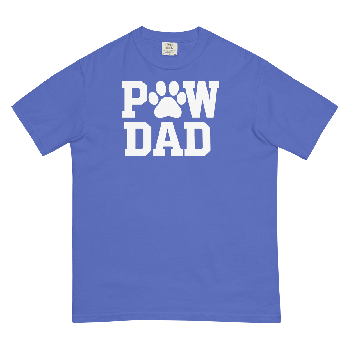 PAW DAD Classic Premium Heavyweight T-Shirt | Unisex Dog & Pet Dad Tee | Brandabubble - Brandabubble