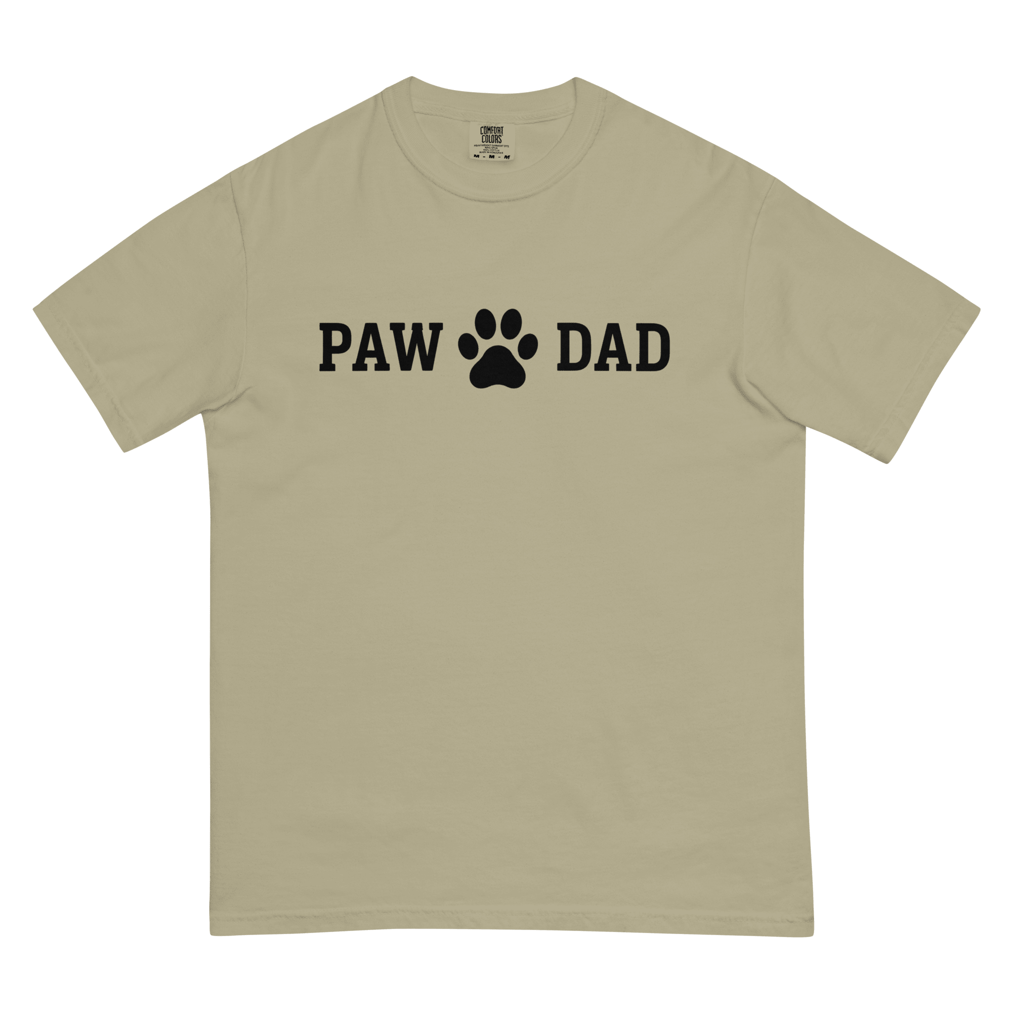 PAW DAD Dog Dad | Premium Heavyweight Printed T-Shirt | Brandabubble - Brandabubble