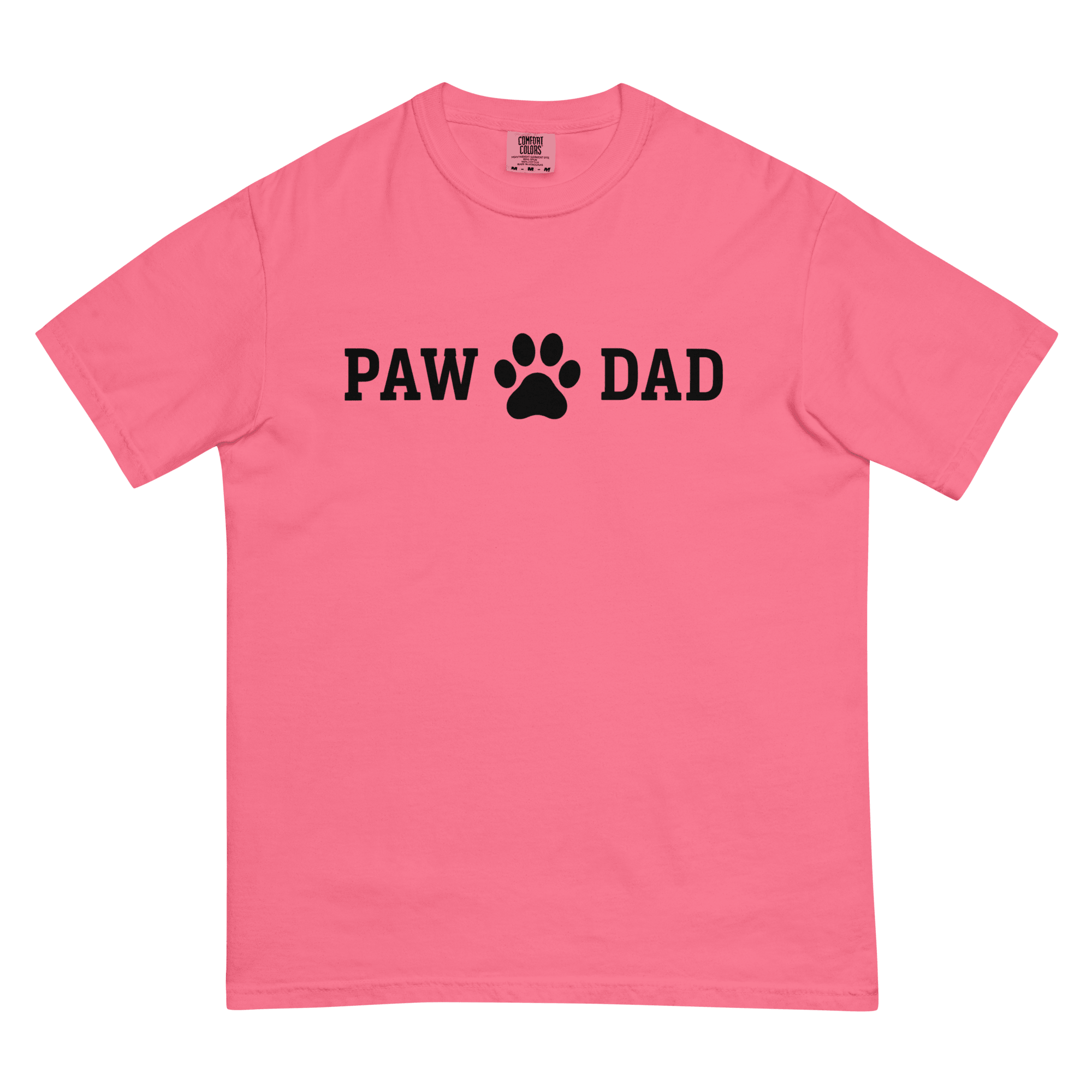 PAW DAD Dog Dad | Premium Heavyweight Printed T-Shirt | Brandabubble - Brandabubble