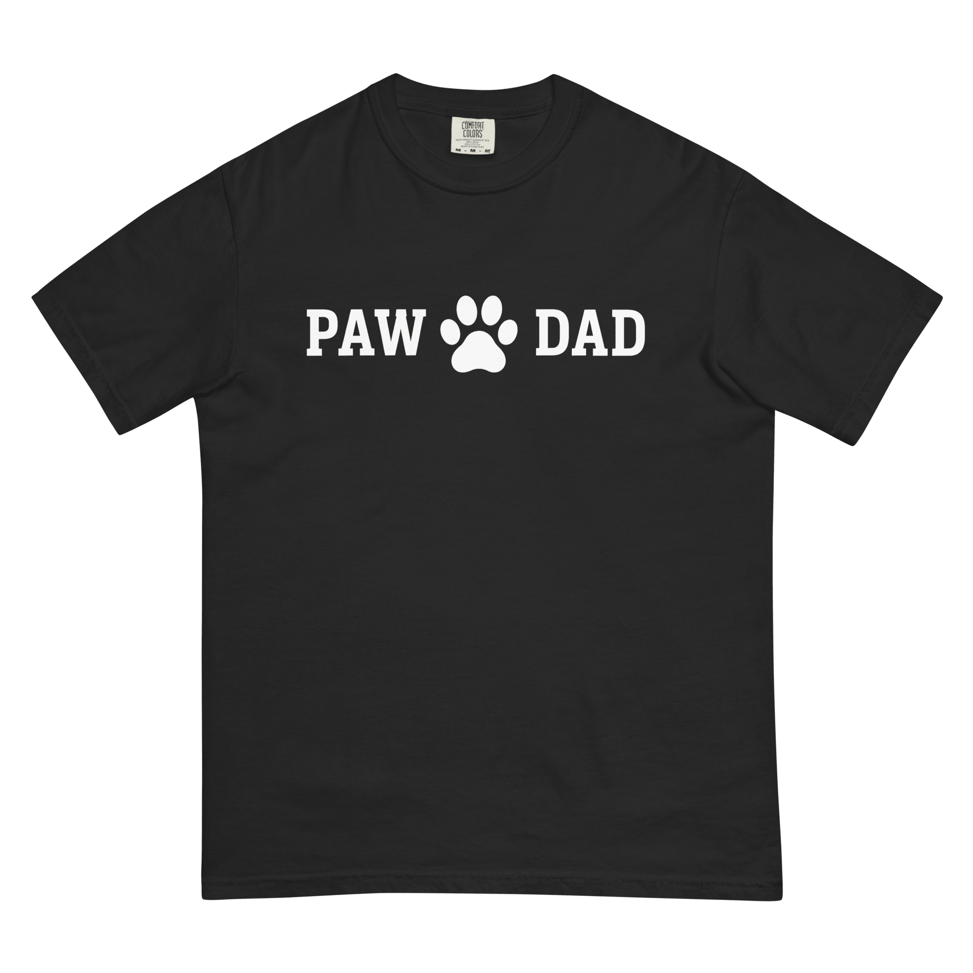 PAW DAD Dog Dad | Premium Heavyweight Printed T-Shirt | Brandabubble - Brandabubble