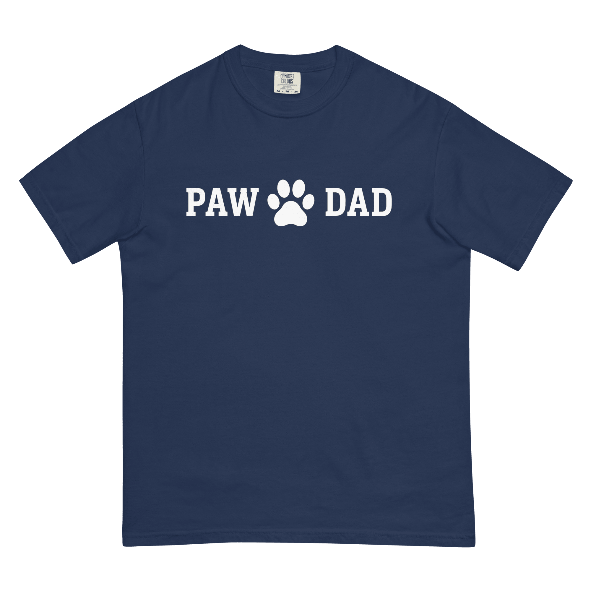 PAW DAD Dog Dad | Premium Heavyweight Printed T-Shirt | Brandabubble - Brandabubble