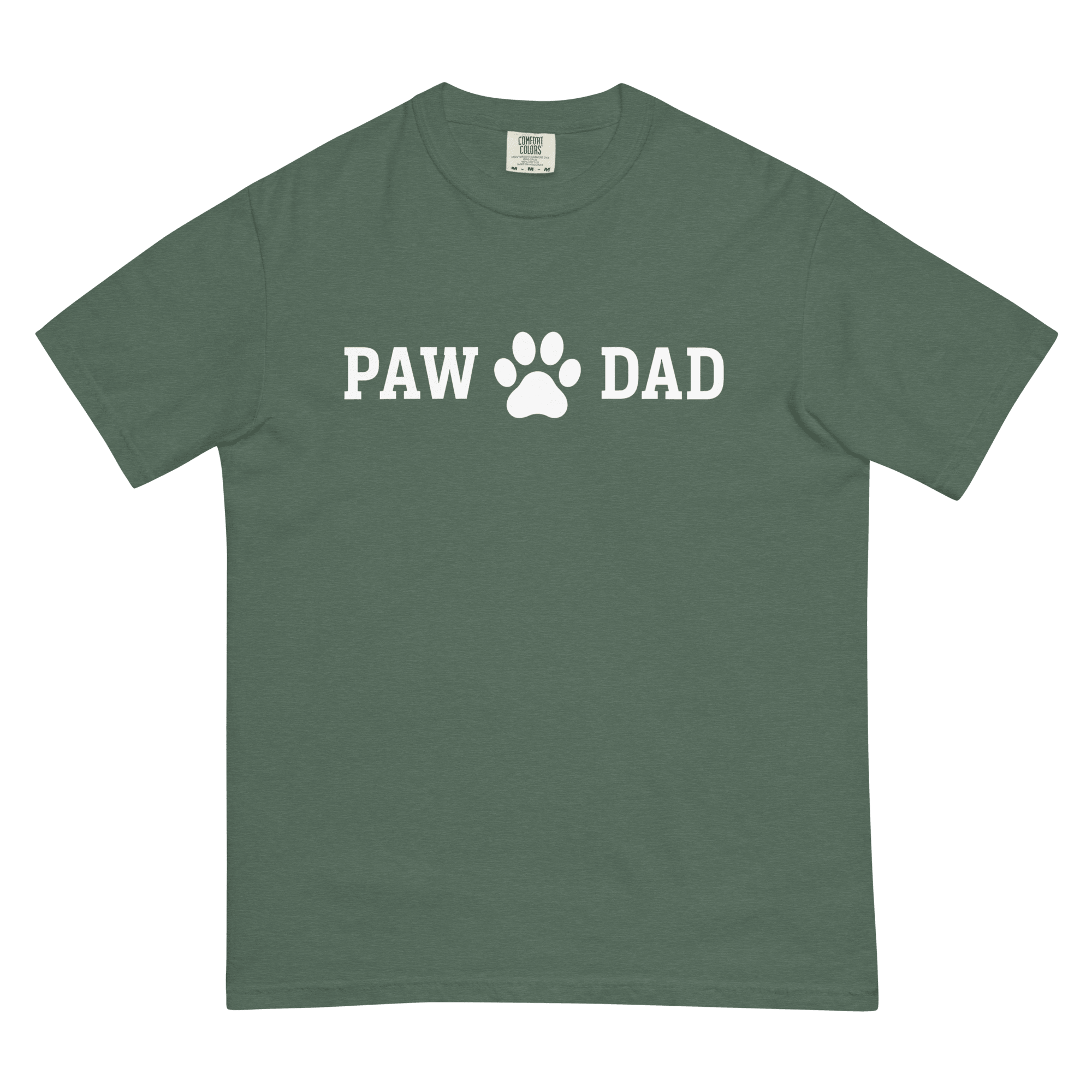 PAW DAD Dog Dad | Premium Heavyweight Printed T-Shirt | Brandabubble - Brandabubble