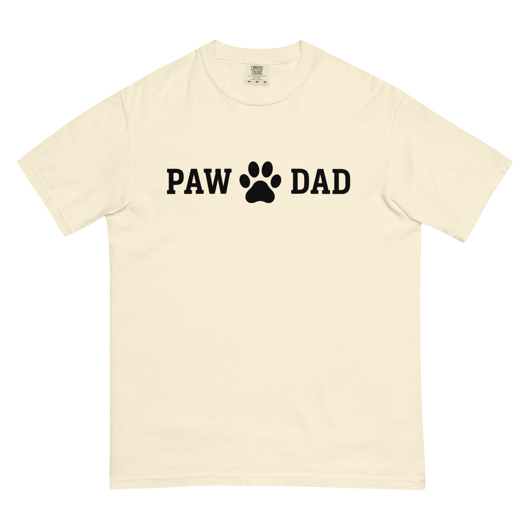 PAW DAD Dog Dad | Premium Heavyweight Printed T-Shirt | Brandabubble - Brandabubble