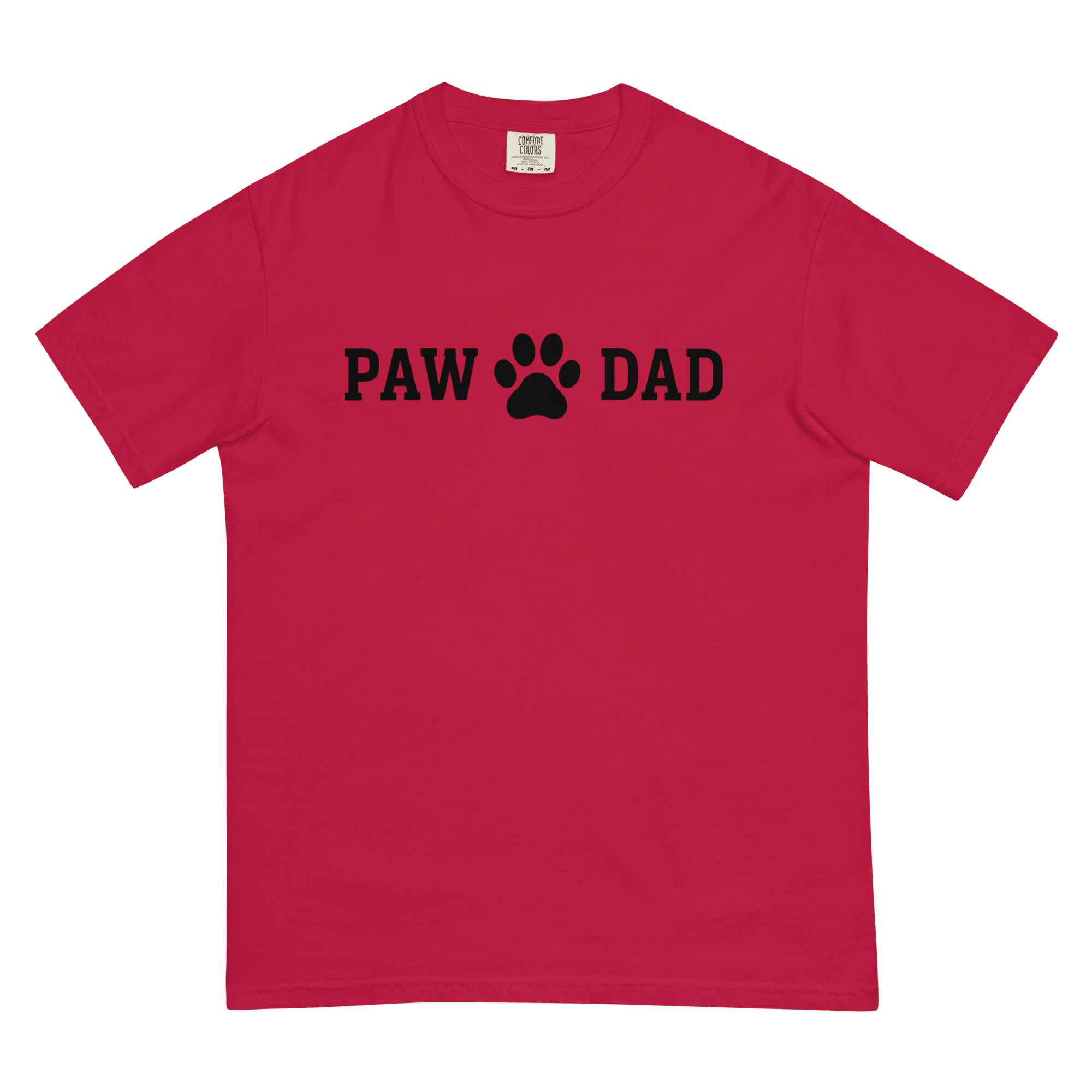 PAW DAD Dog Dad | Premium Heavyweight Printed T-Shirt | Brandabubble - Brandabubble