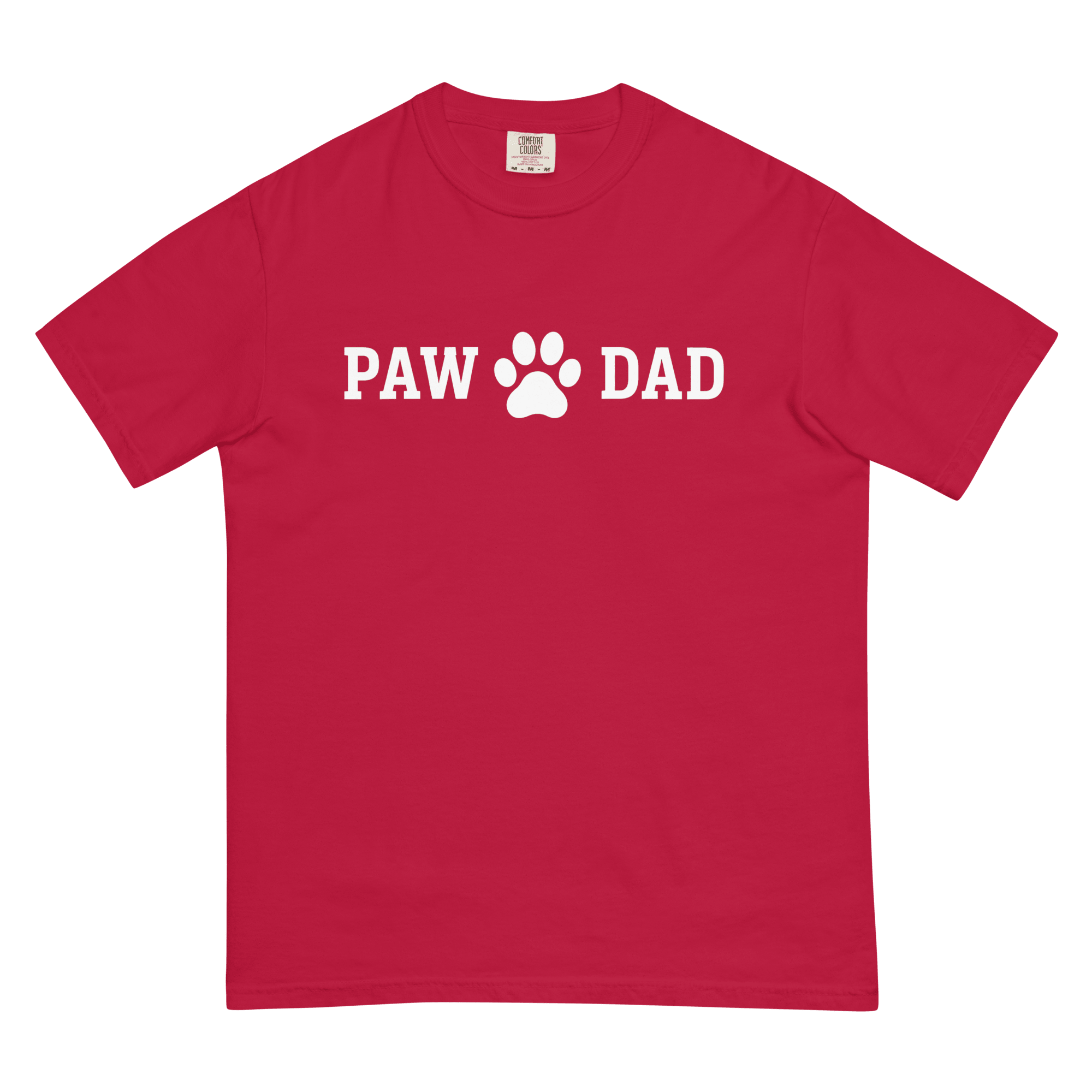 PAW DAD Dog Dad | Premium Heavyweight Printed T-Shirt | Brandabubble - Brandabubble