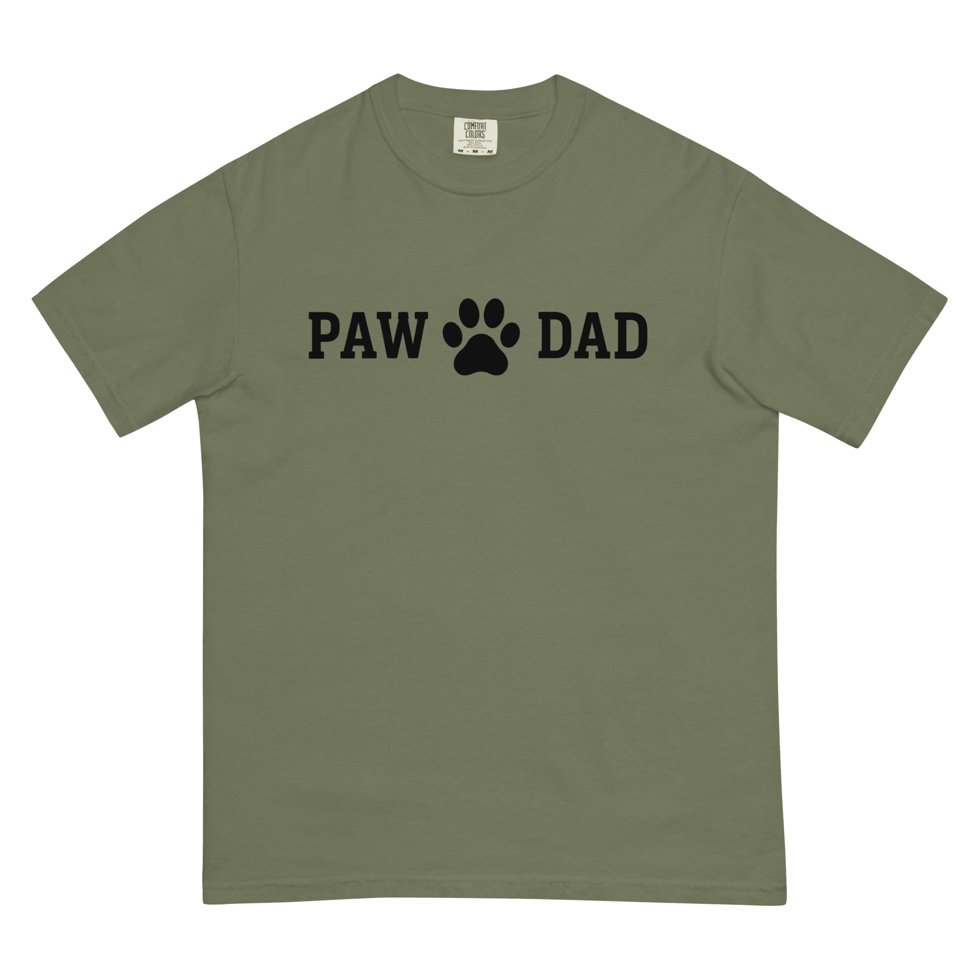 PAW DAD Dog Dad | Premium Heavyweight Printed T-Shirt | Brandabubble - Brandabubble