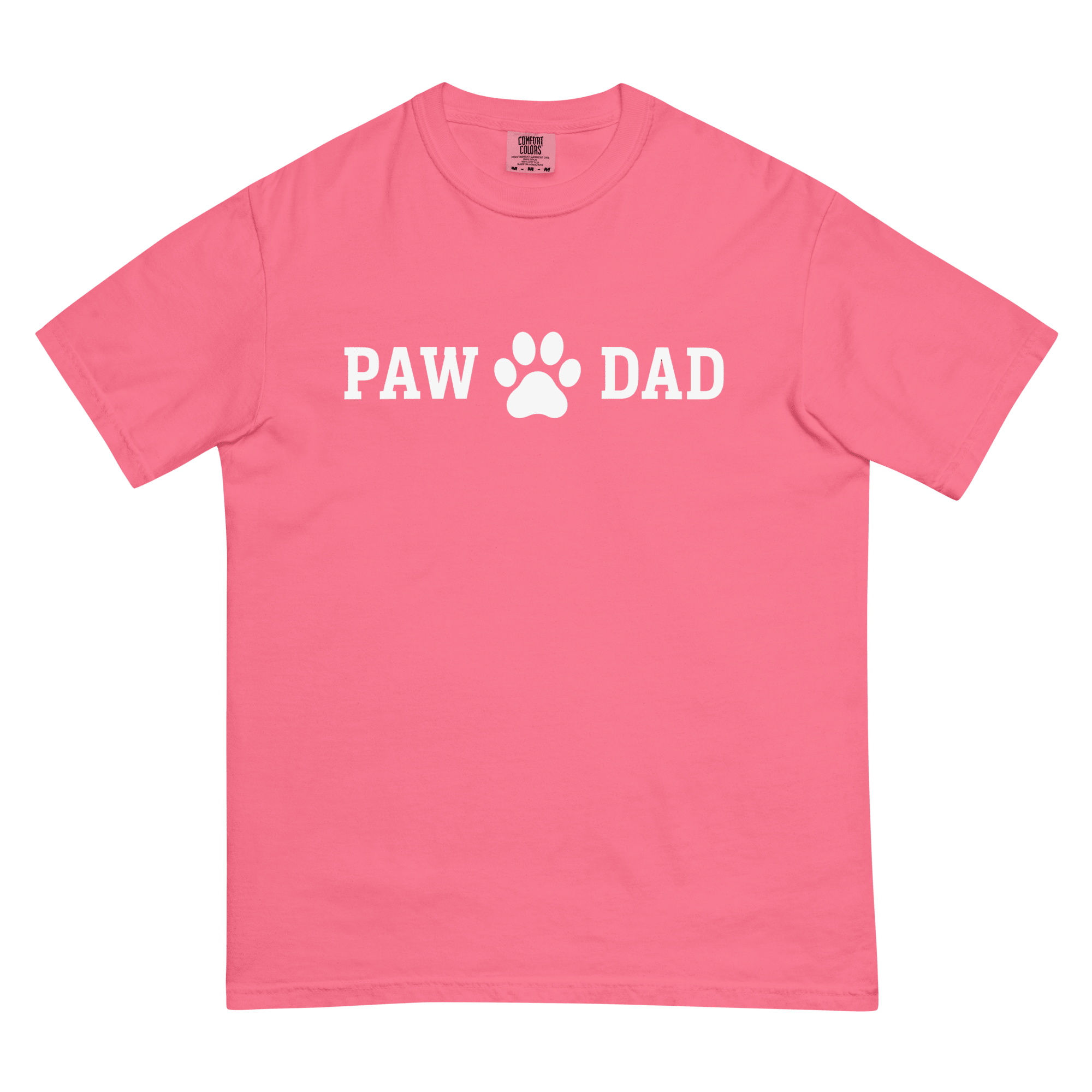 PAW DAD Dog Dad | Premium Heavyweight Printed T-Shirt | Brandabubble - Brandabubble