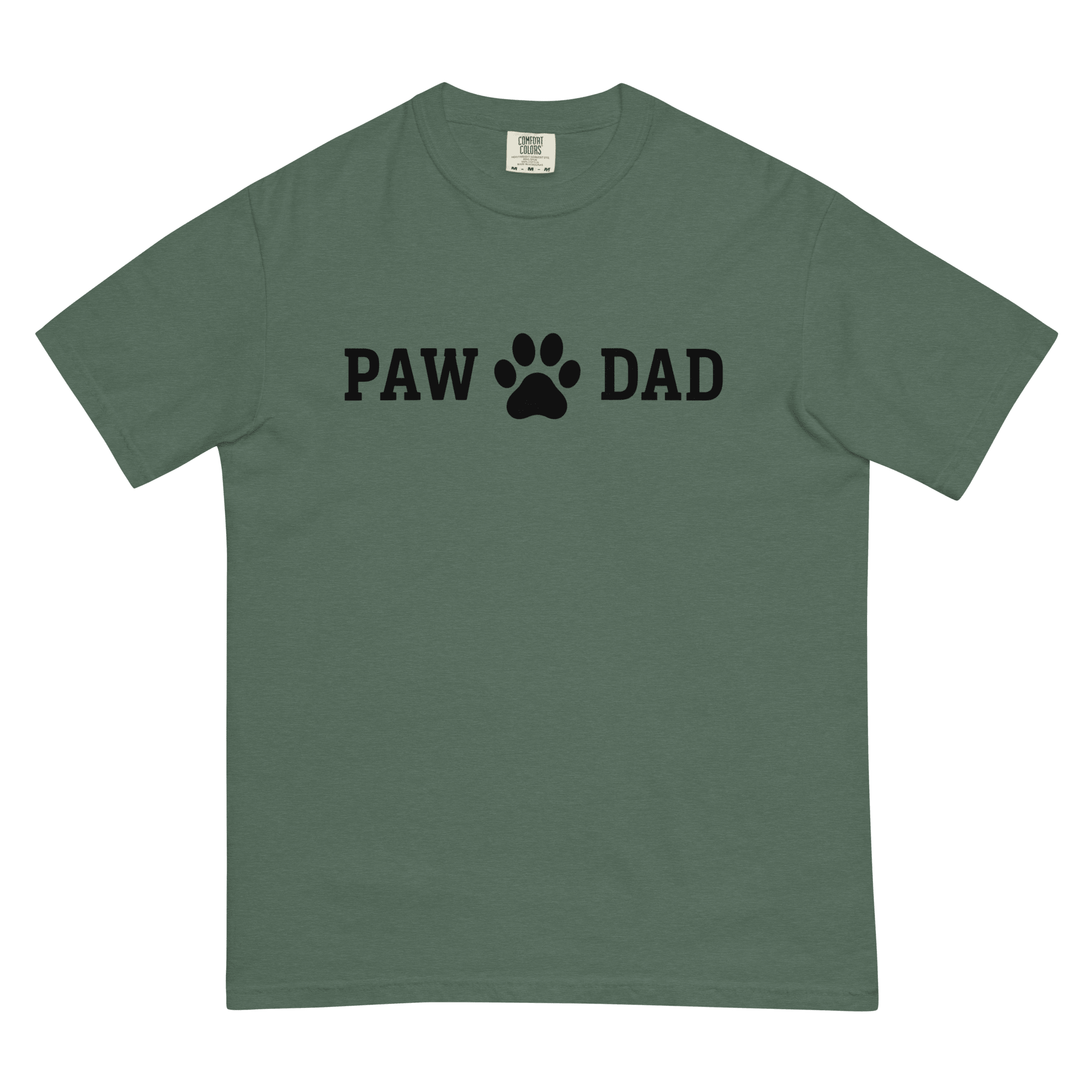PAW DAD Dog Dad | Premium Heavyweight Printed T-Shirt | Brandabubble - Brandabubble