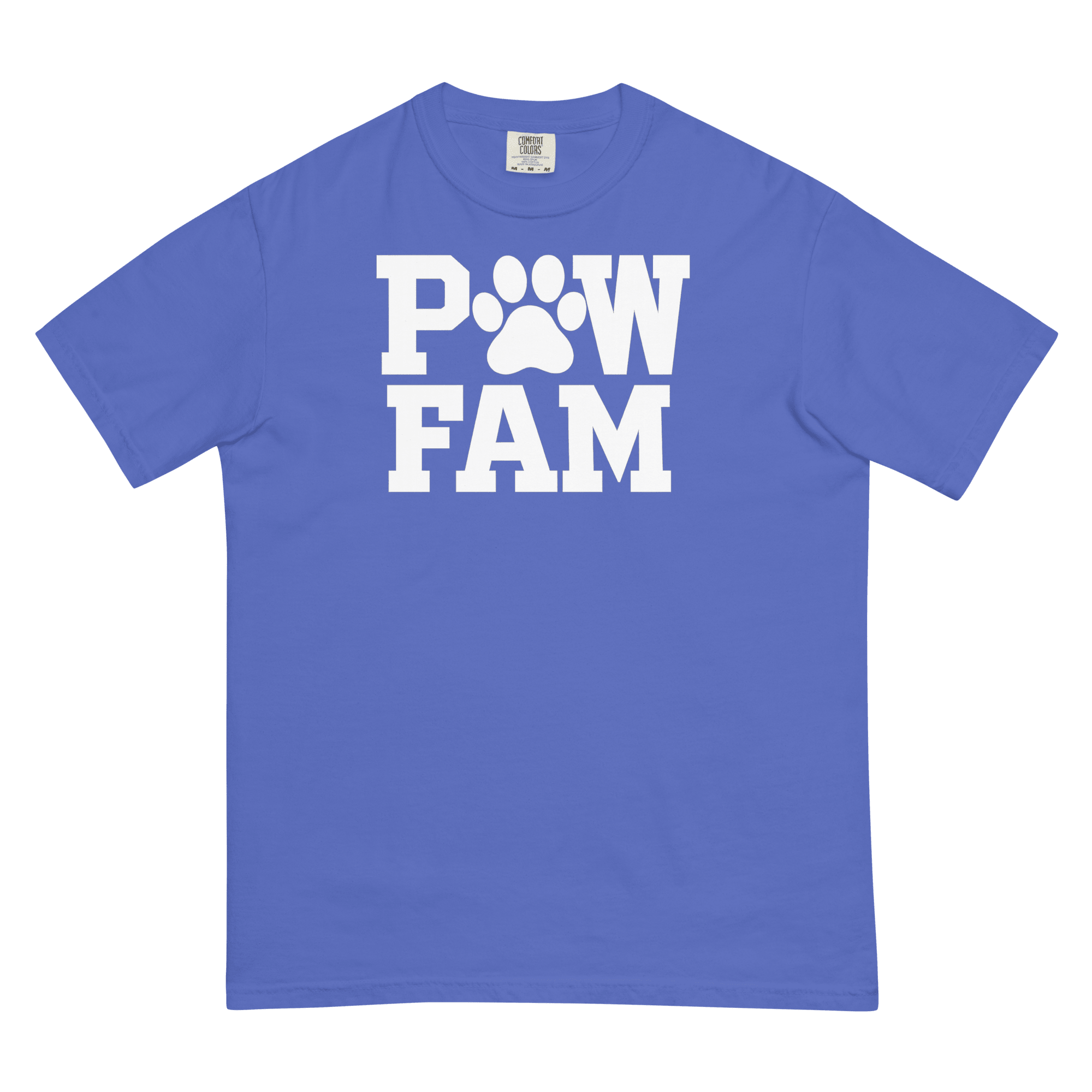 PAW FAM Classic Premium Heavyweight T-Shirt | Unisex Dog & Pet Lover Tee | Brandabubble - Brandabubble