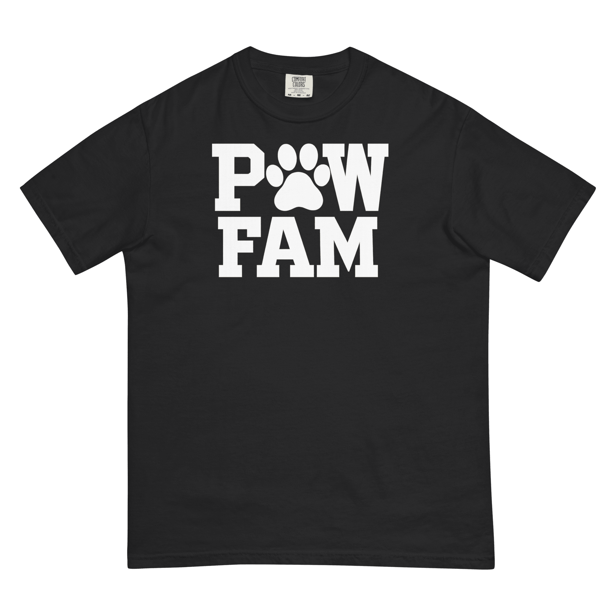 PAW FAM Classic Premium Heavyweight T-Shirt | Unisex Dog & Pet Lover Tee | Brandabubble - Brandabubble