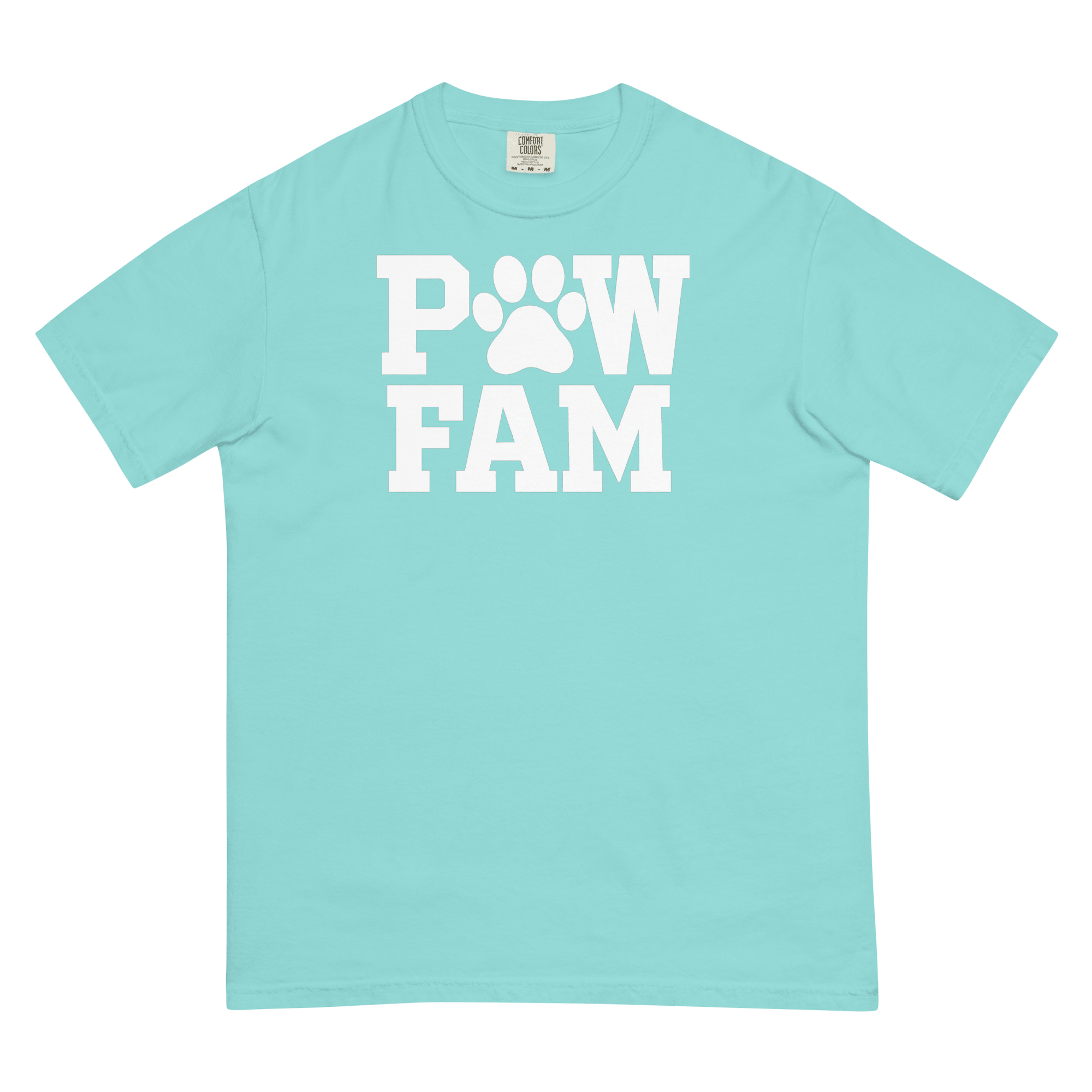 PAW FAM Classic Premium Heavyweight T-Shirt | Unisex Dog & Pet Lover Tee | Brandabubble - Brandabubble