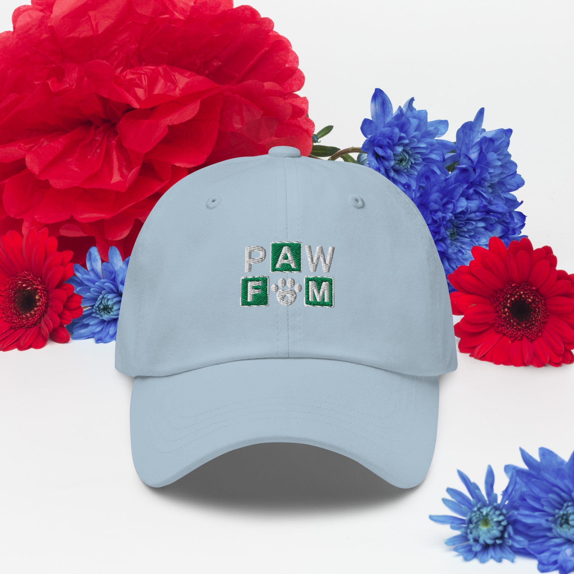 PAW FAM Dog Lover | Premium 3D Puff Embroidered Dad Hat | Brandabubble - Brandabubble