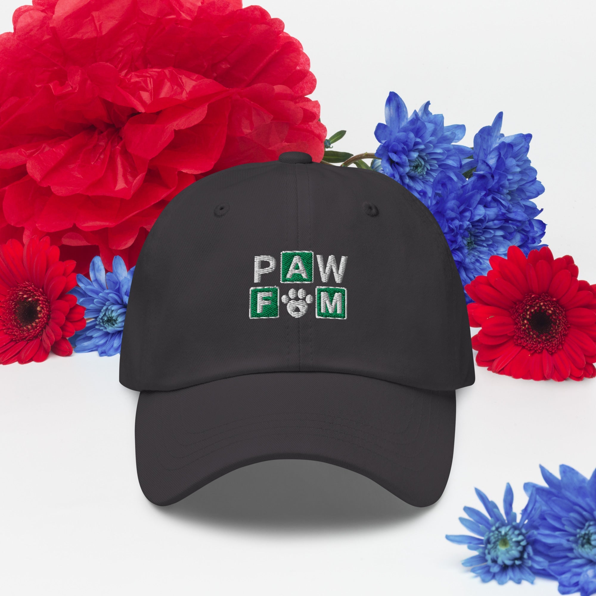 PAW FAM Dog Lover | Premium 3D Puff Embroidered Dad Hat | Brandabubble - Brandabubble