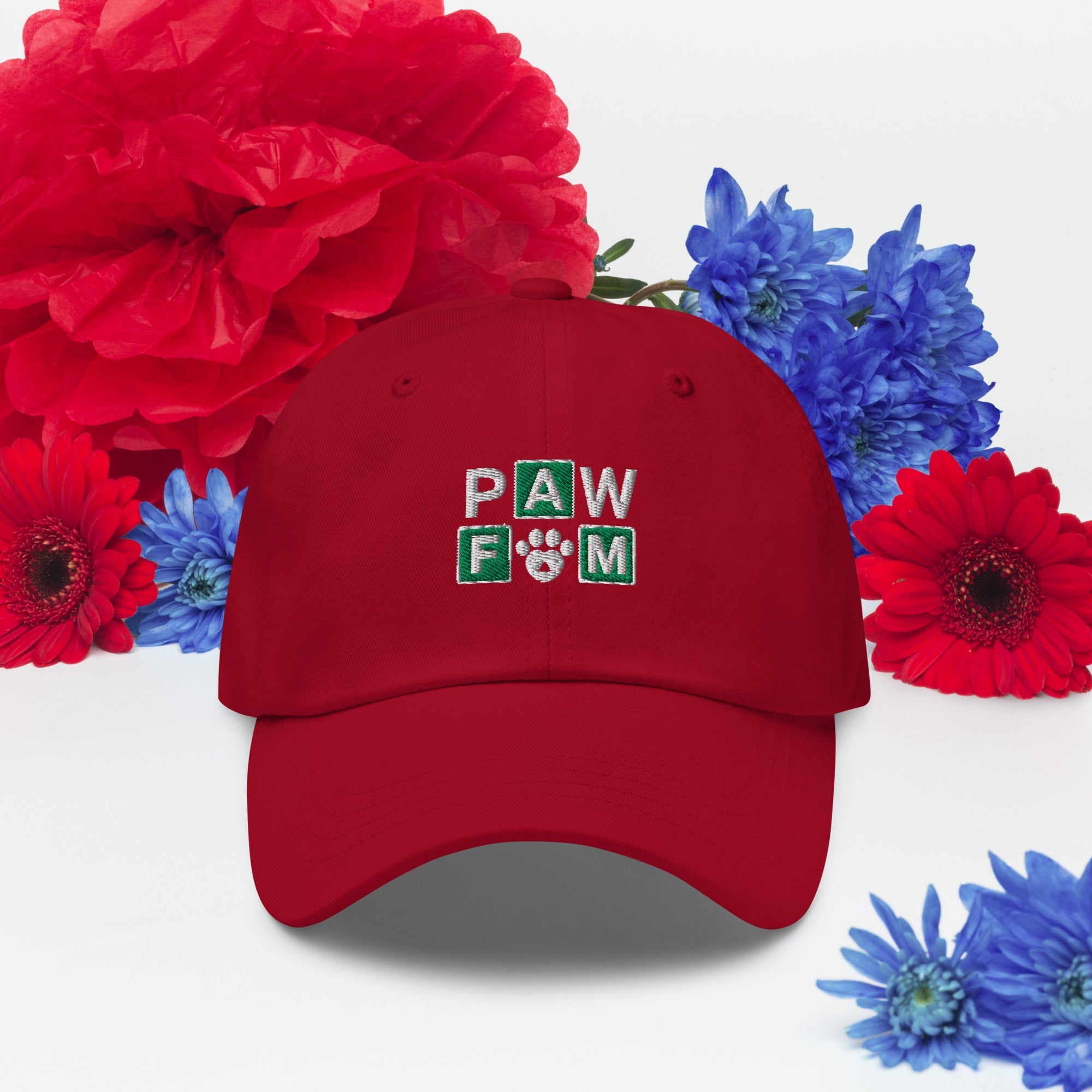 PAW FAM Dog Lover | Premium 3D Puff Embroidered Dad Hat | Brandabubble - Brandabubble