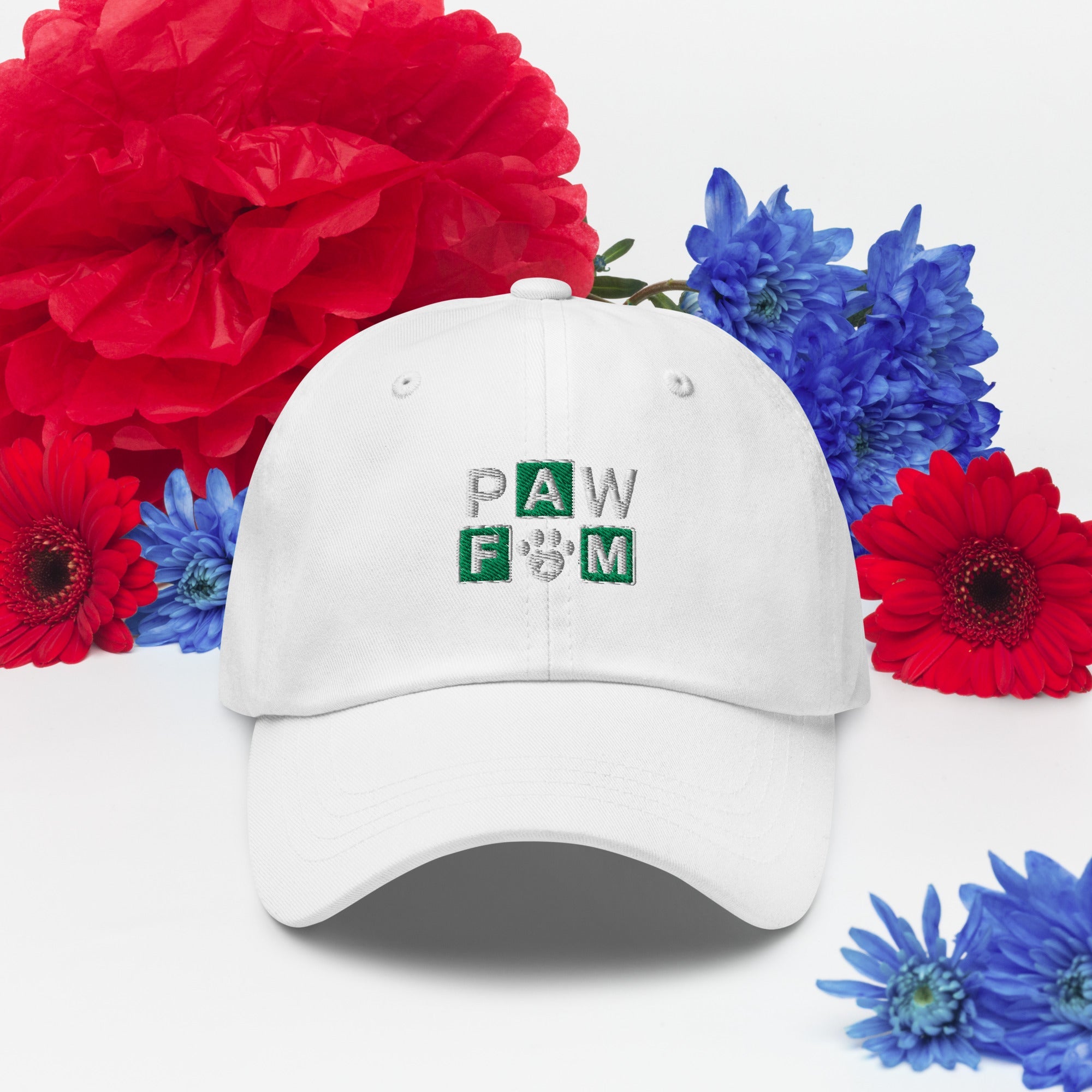 PAW FAM Dog Lover | Premium 3D Puff Embroidered Dad Hat | Brandabubble - Brandabubble