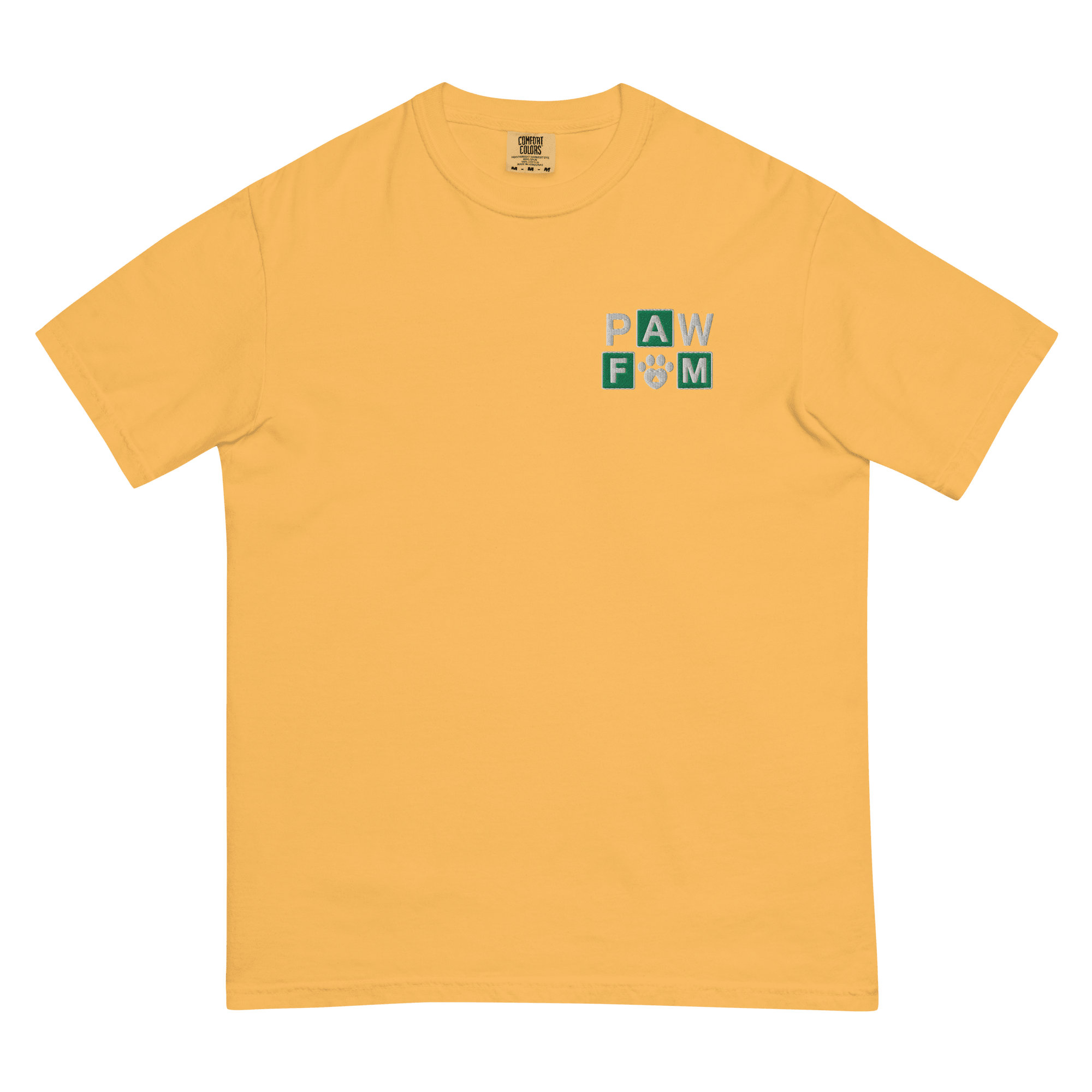 PAW FAM Dog Lover | Premium Heavyweight Embroidered T-Shirt | Brandabubble - Brandabubble