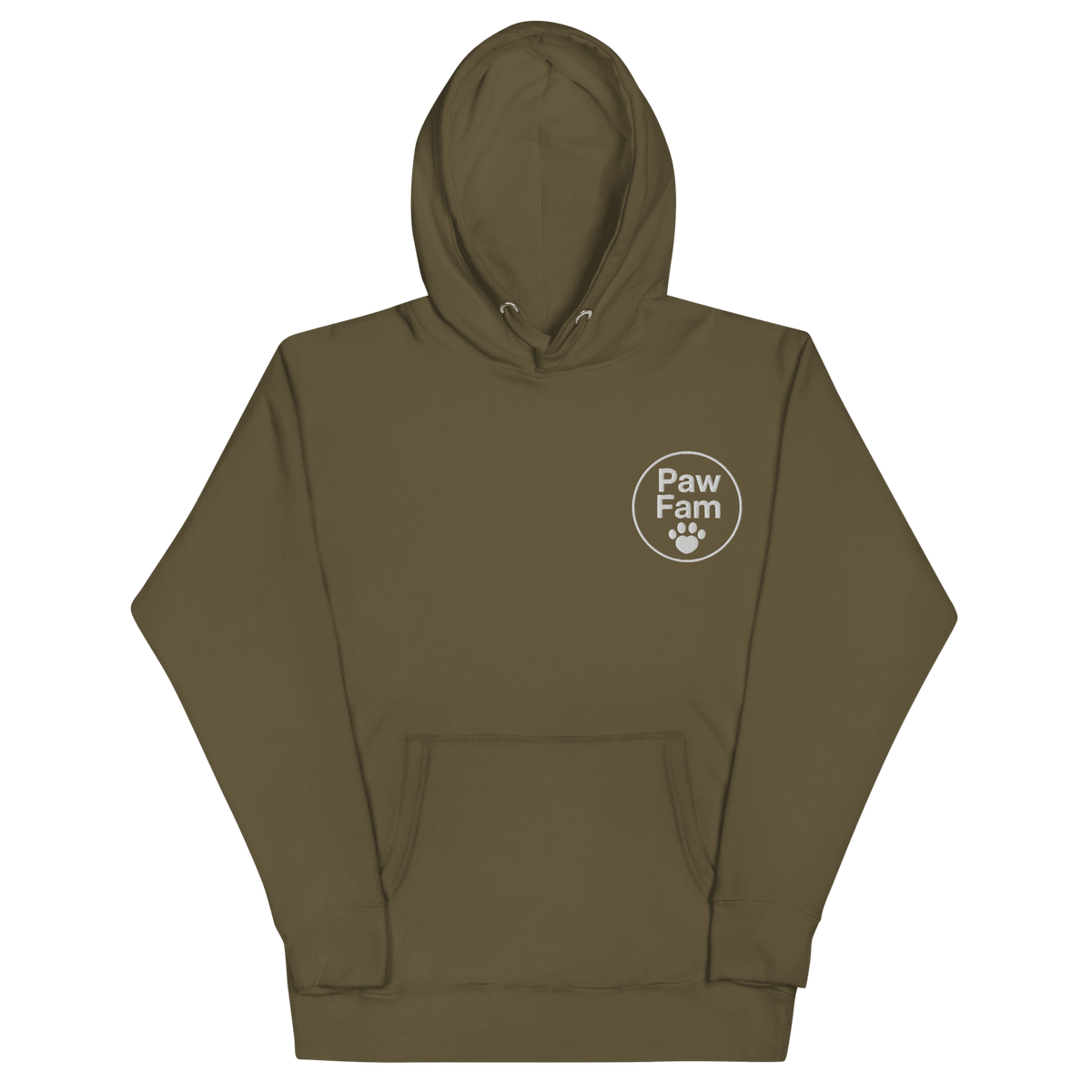 PAW FAM Premium Embroidered Dog Lover Hoodie | Unisex Pullover | Brandabubble - Brandabubble